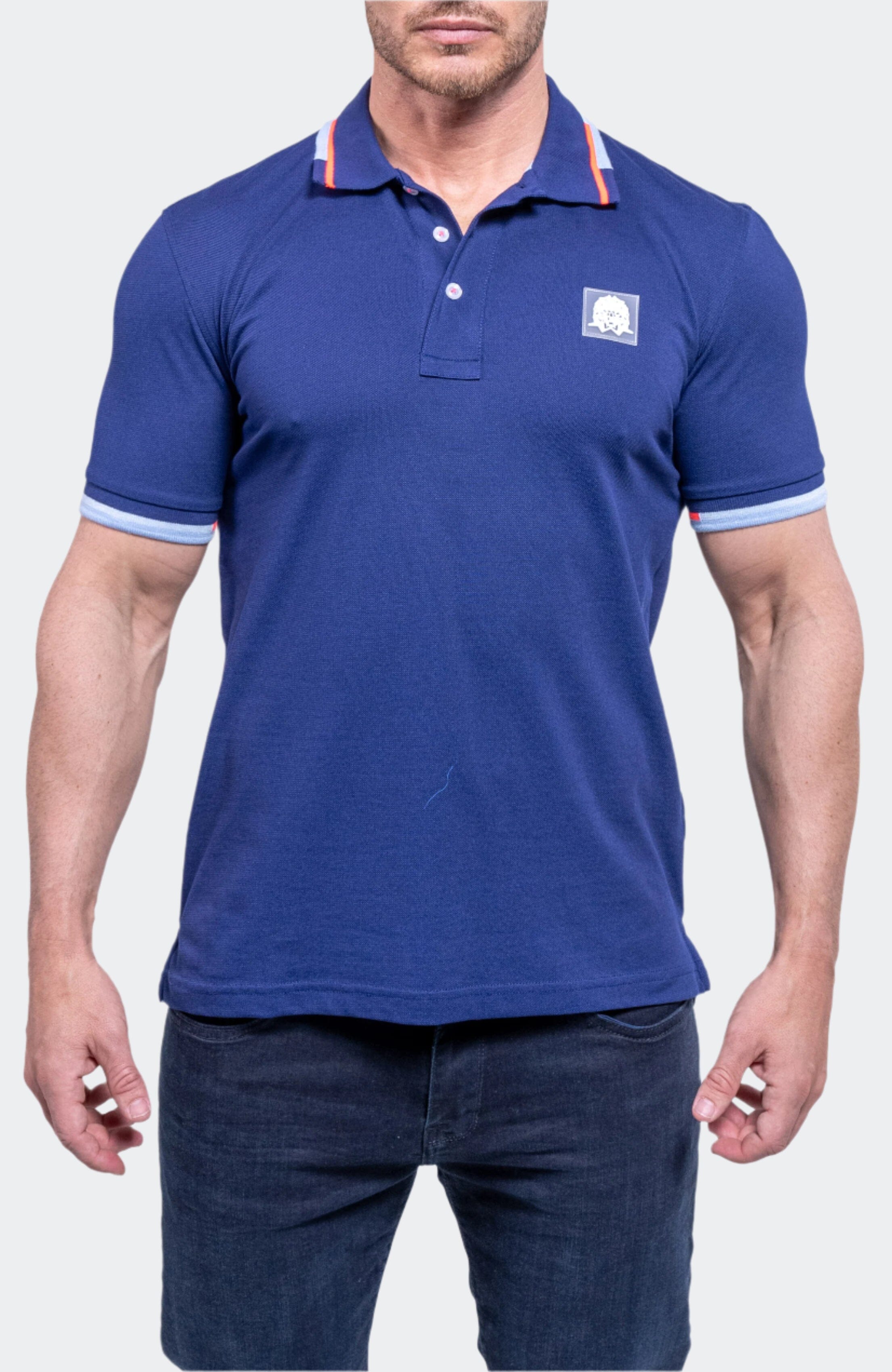 TipEmb Navy Blue Polo