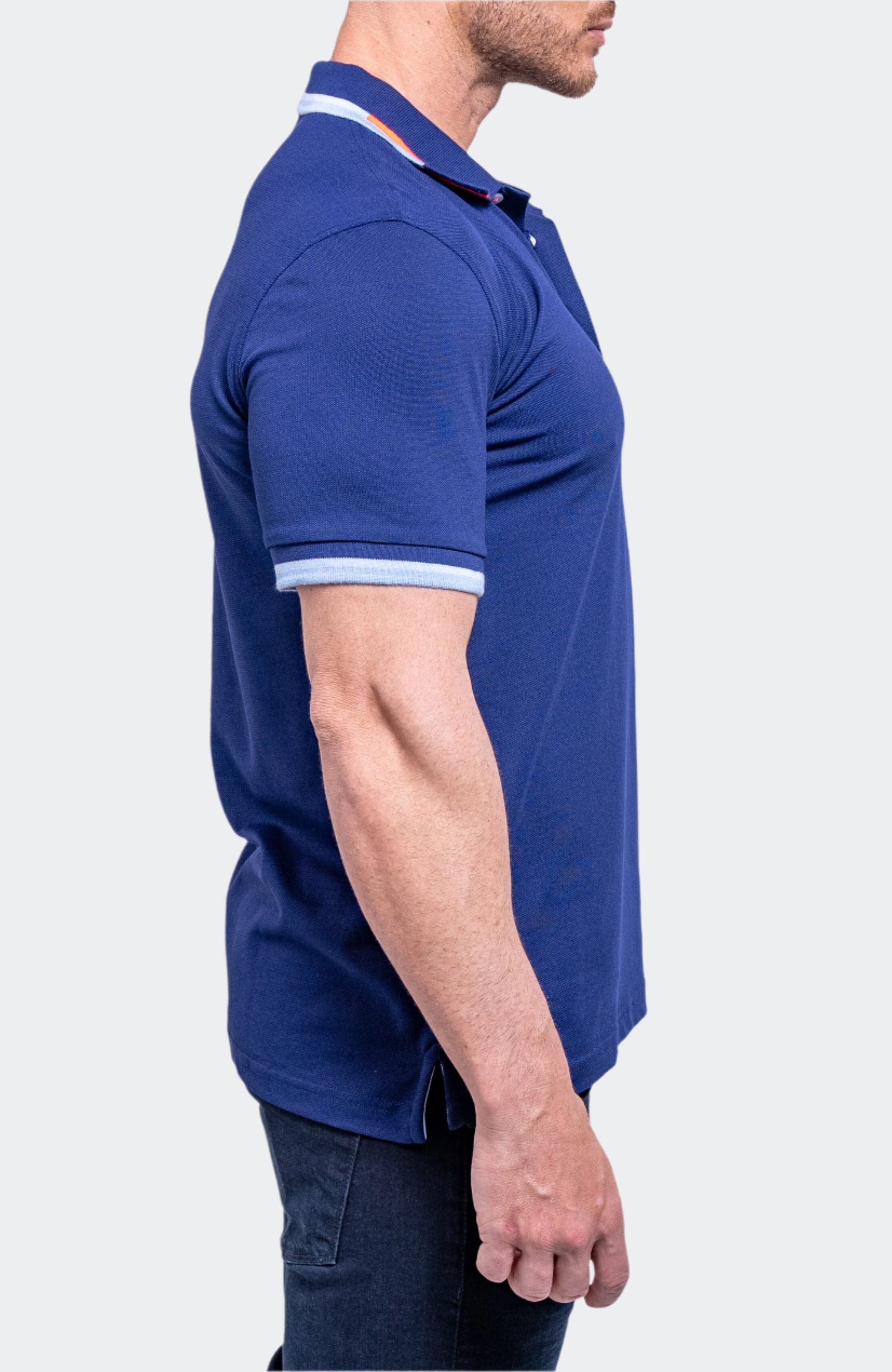TipEmb Navy Blue Polo