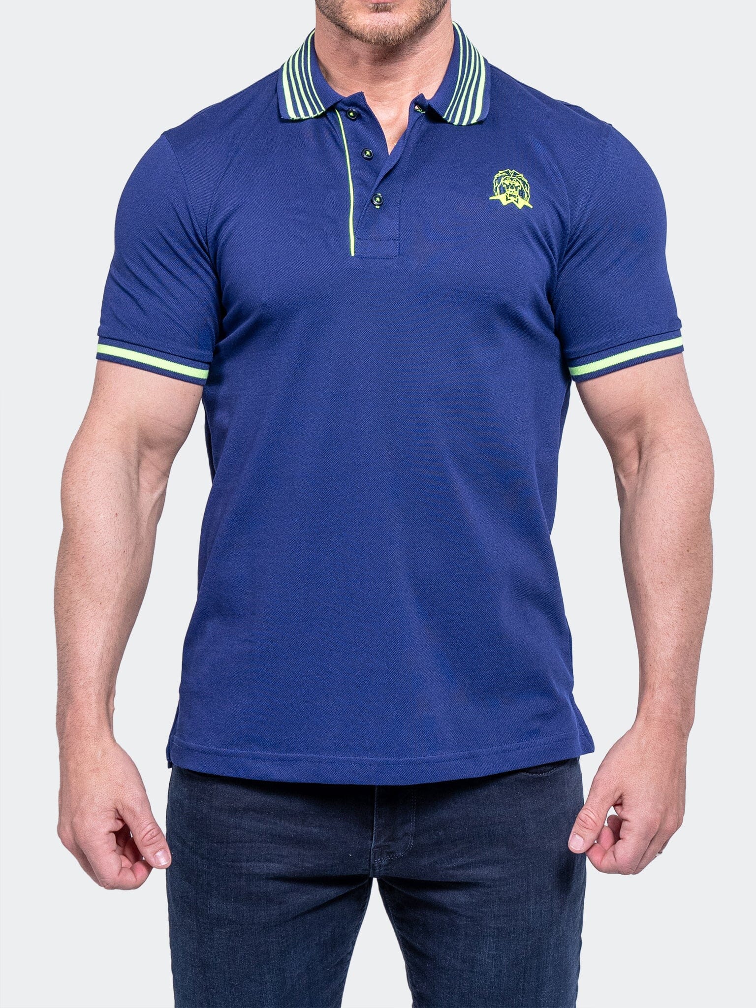TipLogo Navy Blue Polo