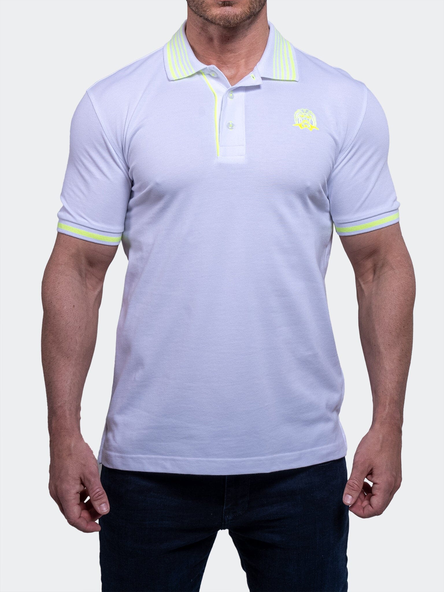 TipLogo White Neon Polo
