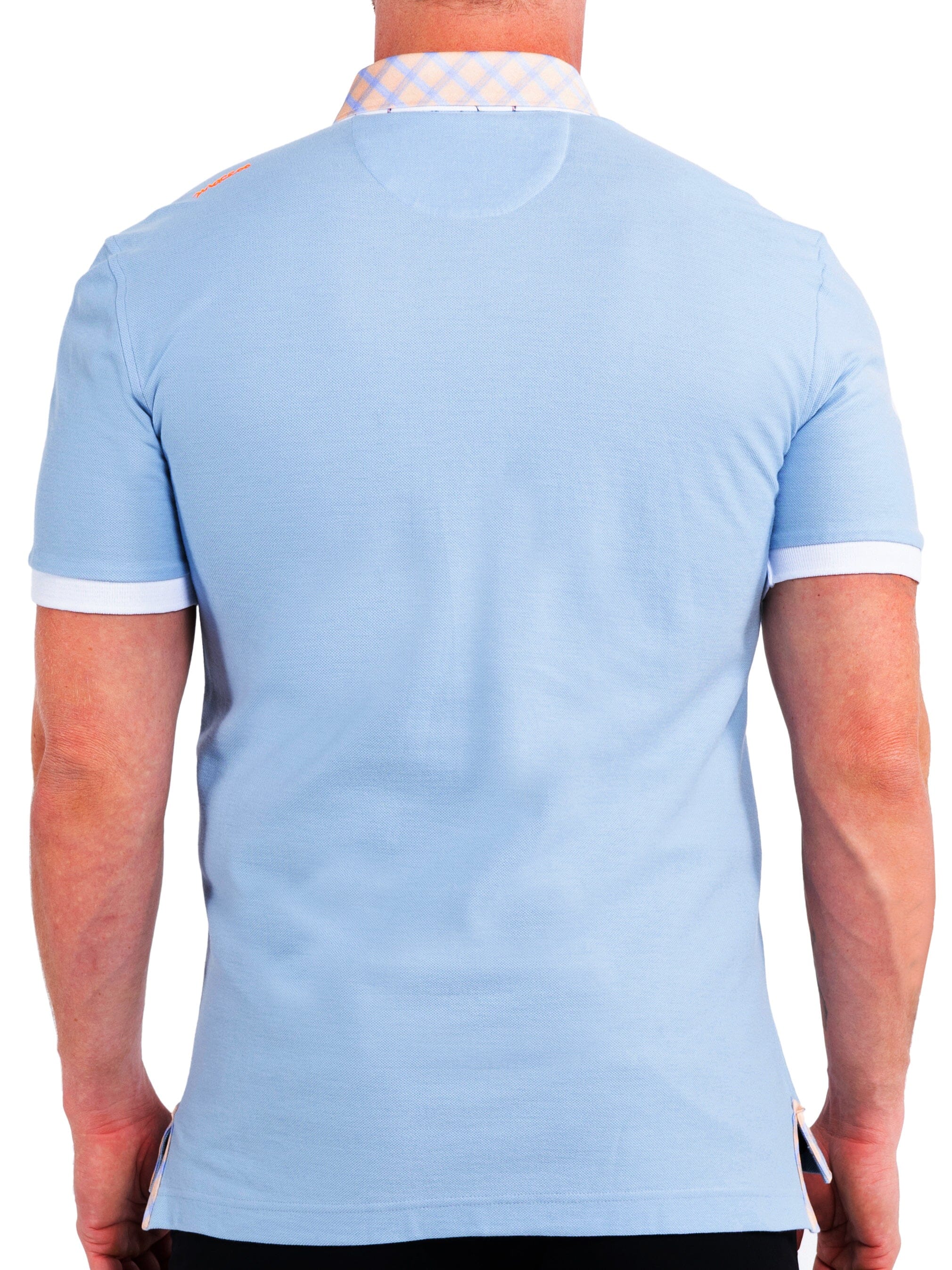 Polo MozartSolidBaby Blue