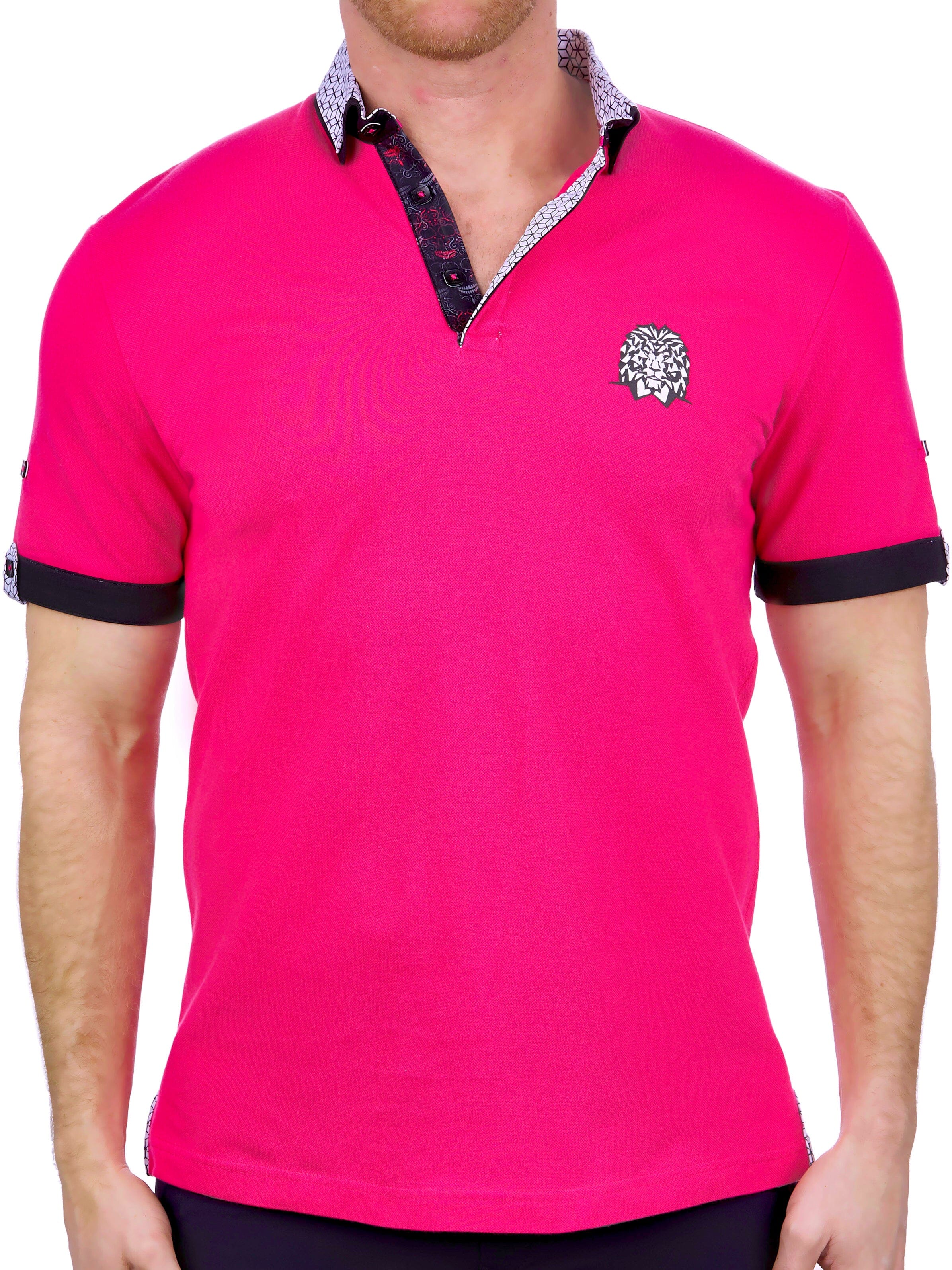 Polo MozartSolidFuschia Pink