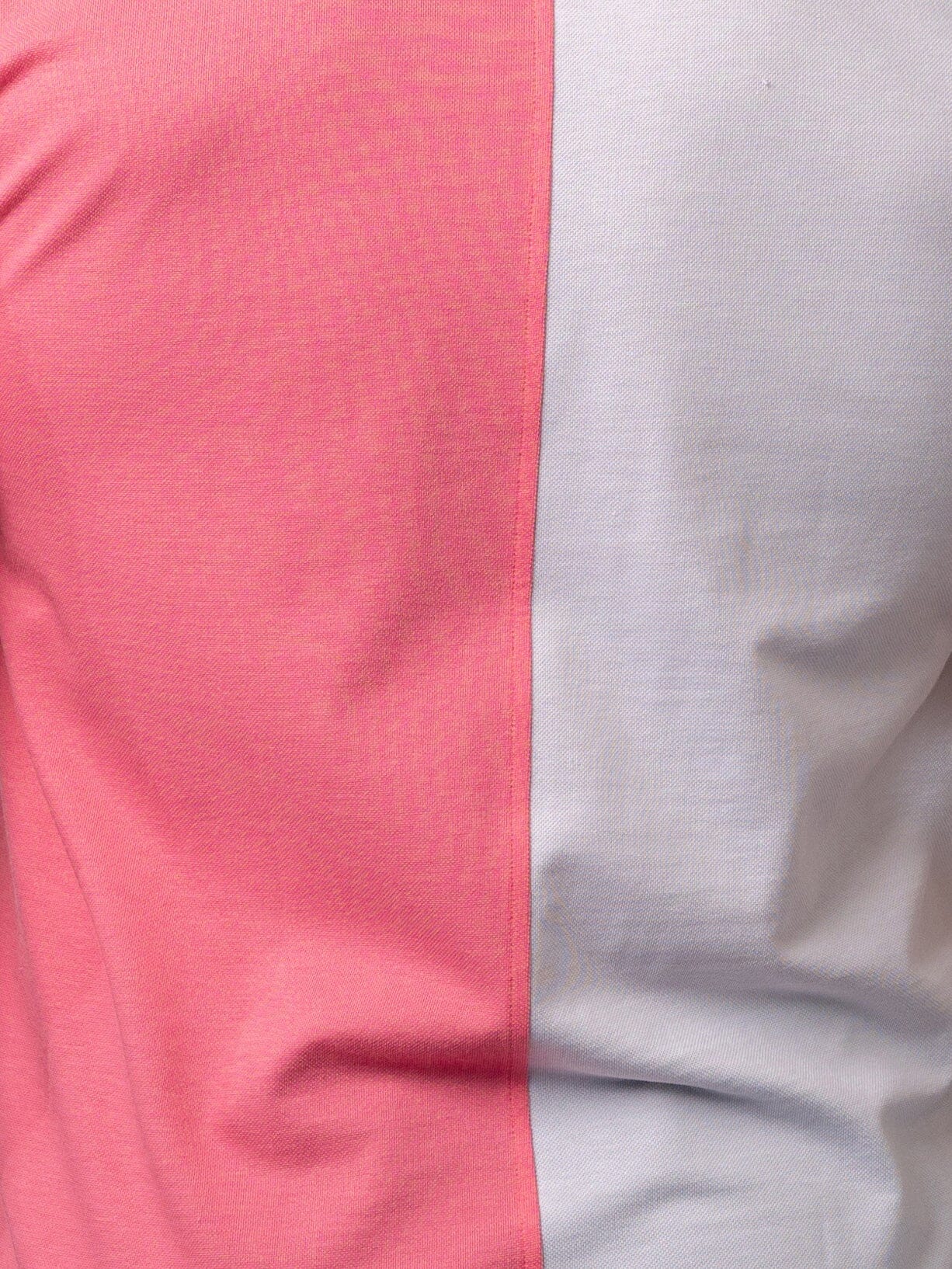 Mozart Split Pink White Polo