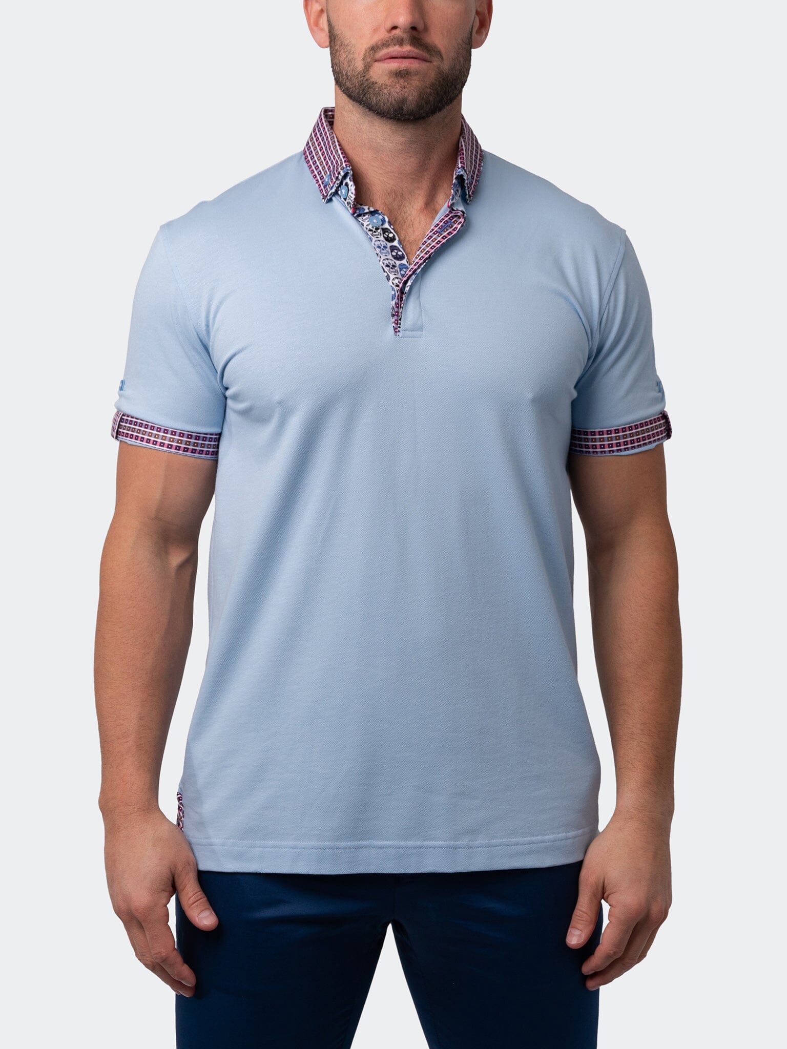 Polo Mozartsolidgridlight Blue