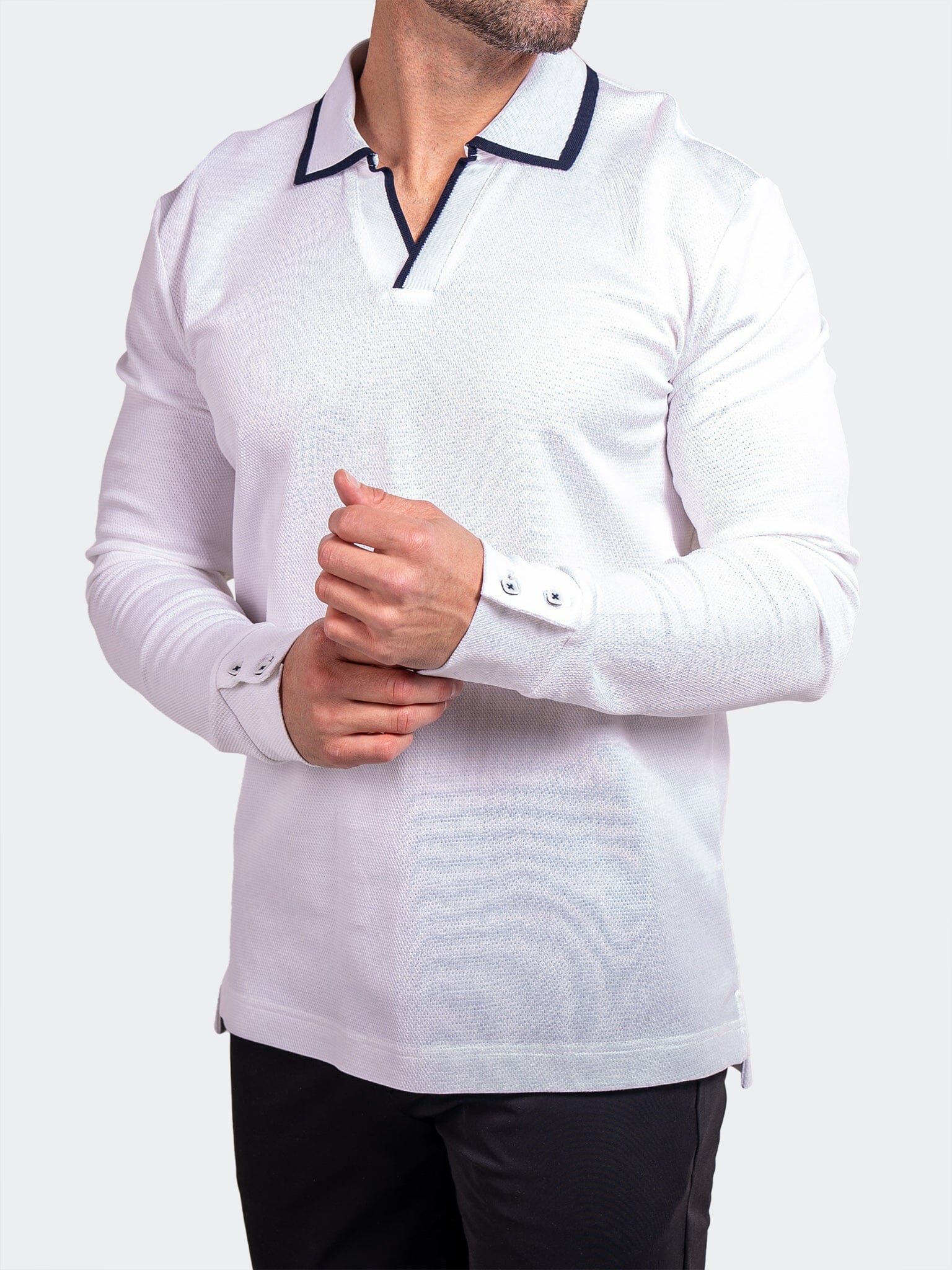 Polo Knit Ascension0002 White