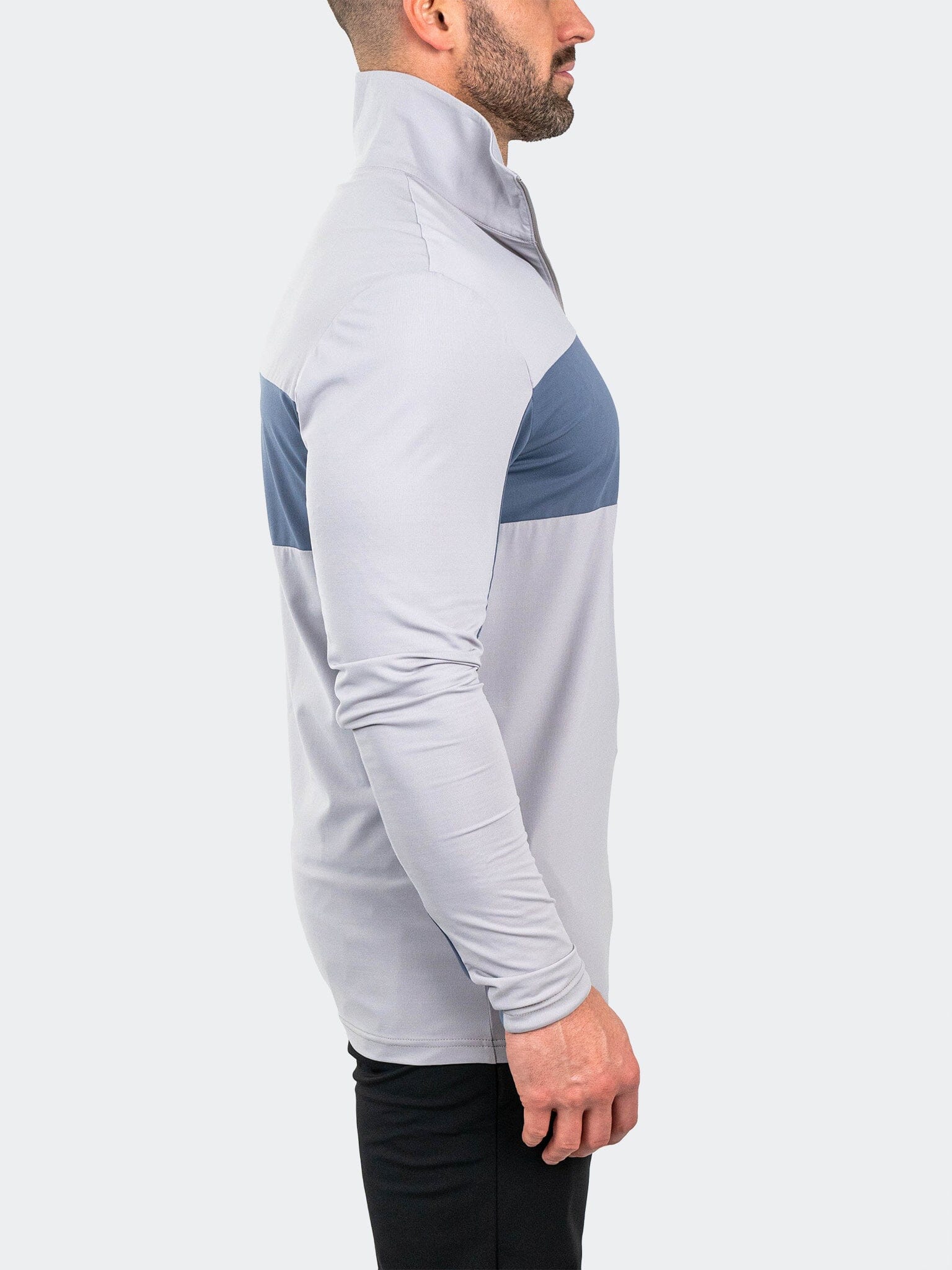 QuarterZip GolfBogey Grey
