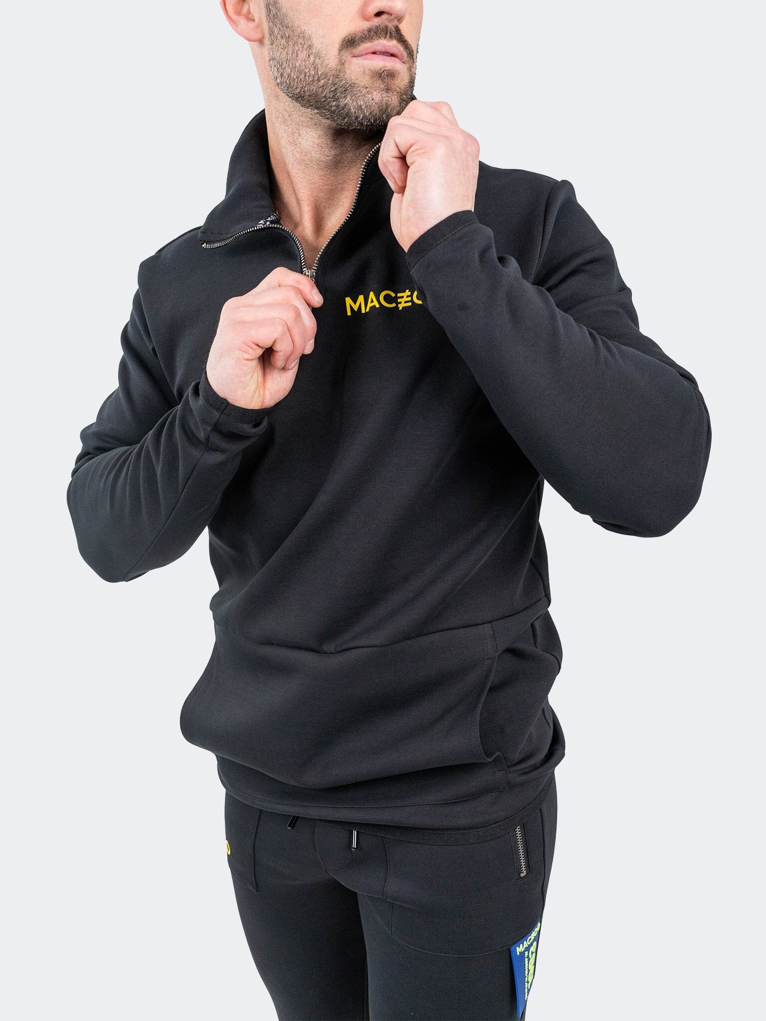 QuarterZip Stealth Black