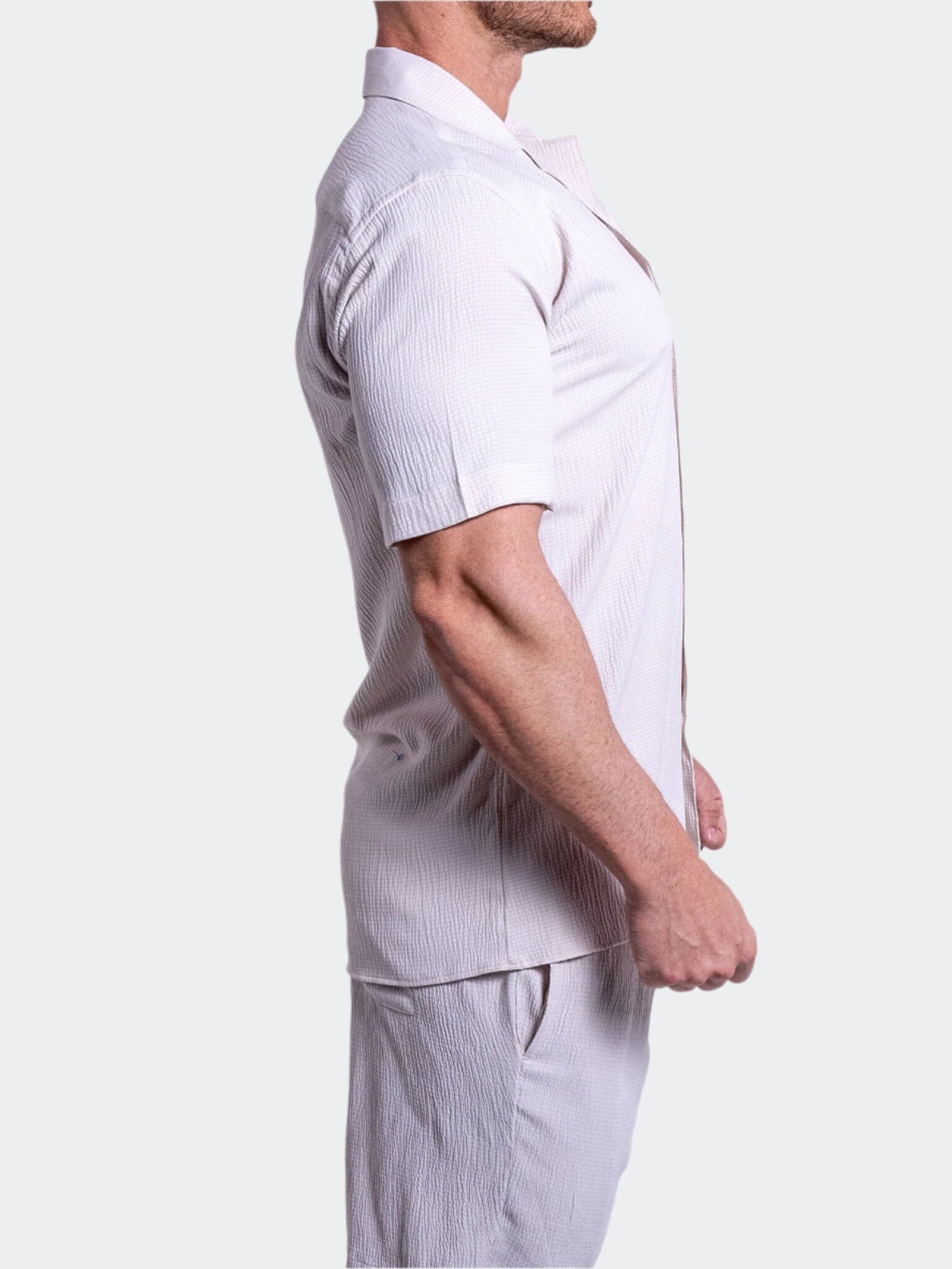 Everyday Cream Short Sleeve Shirt