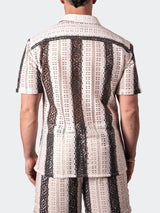 Shirt SS StripesCream White View-5