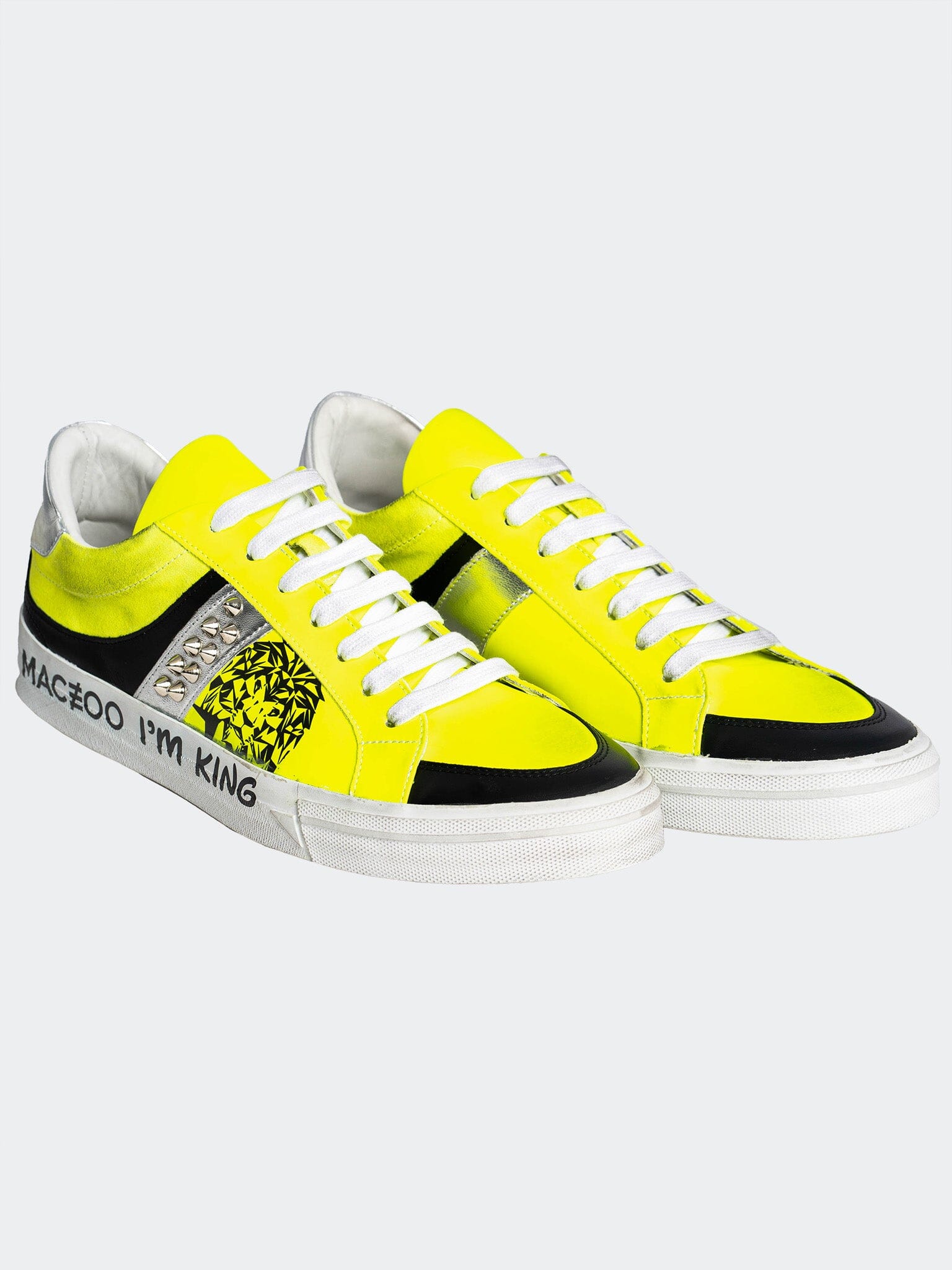 Casual Crossbones Yellow Shoes