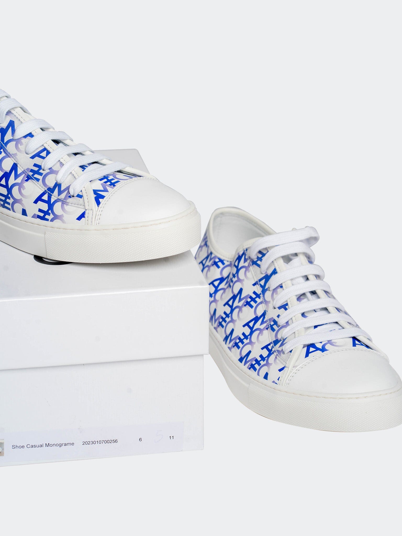 Casual Monogram White Shoes