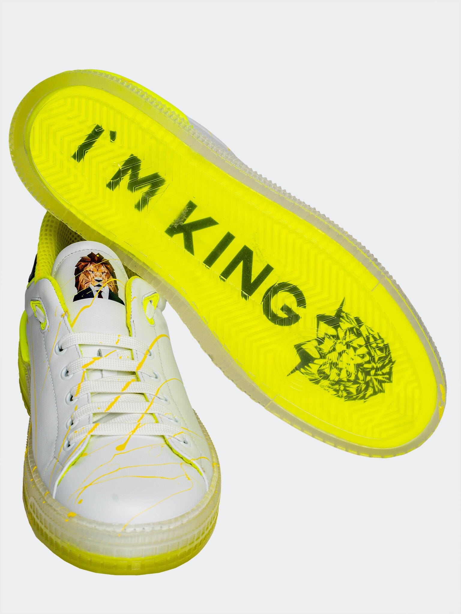 Splash Yellow Casual Shoes