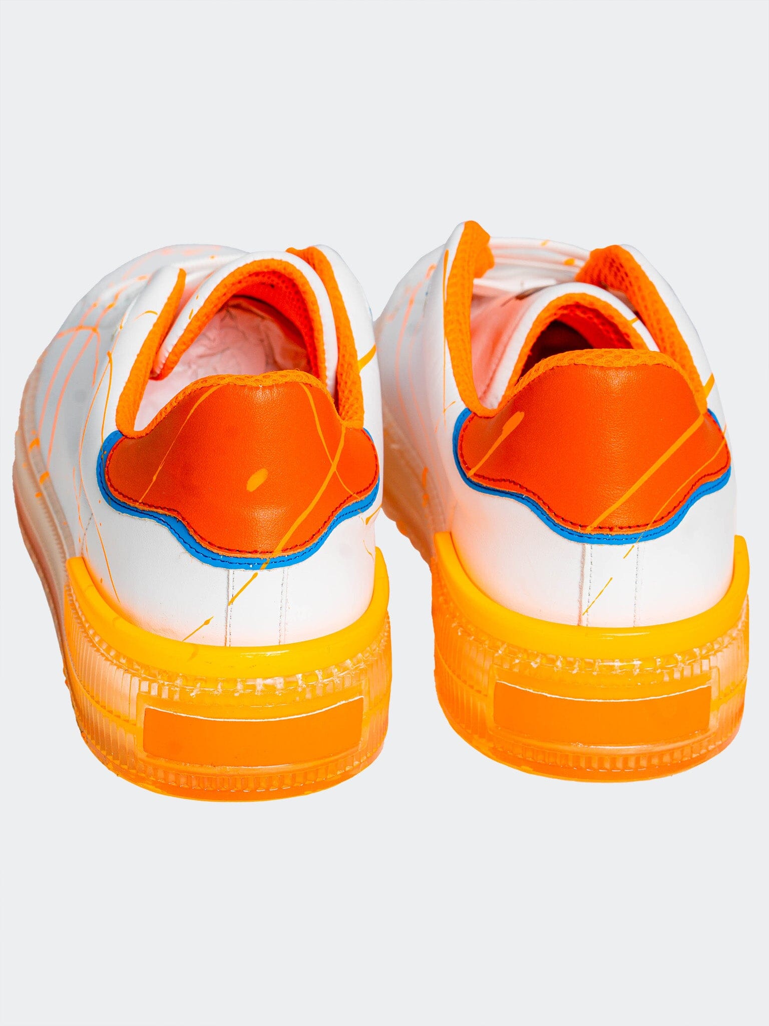 Splash Orange Casual Shoes