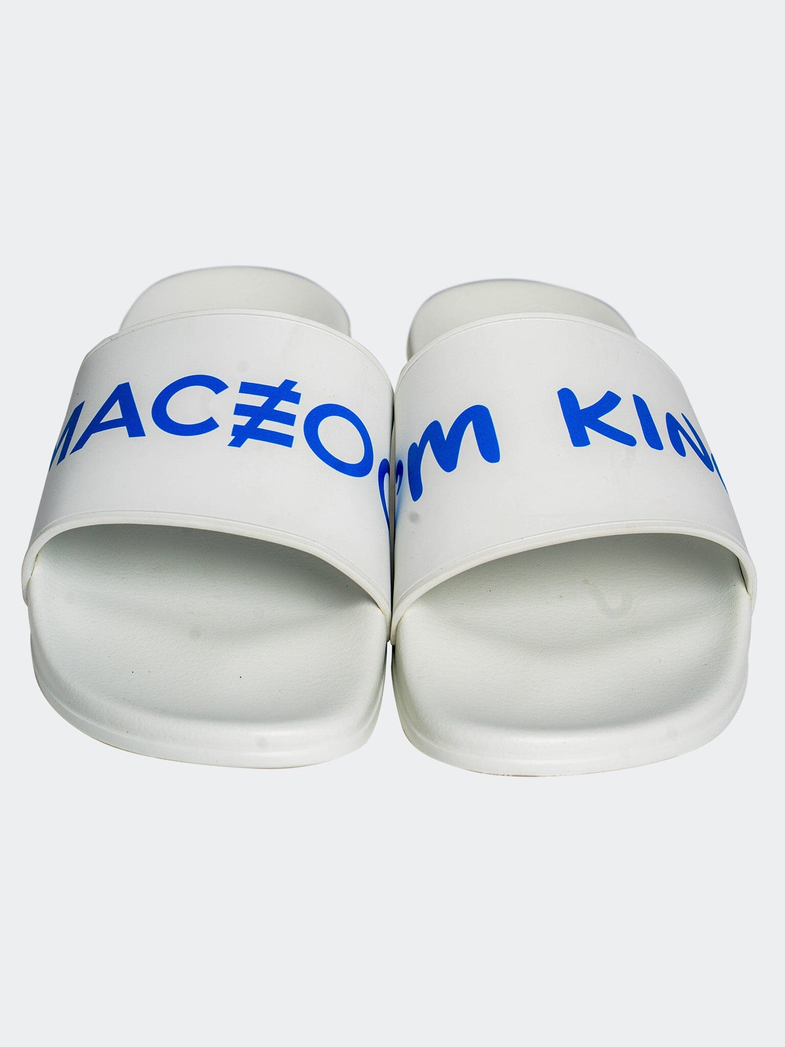 Crown Blue Slide Sandals