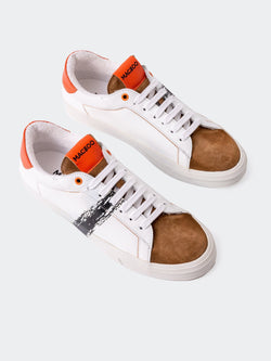 Shoe Casual LineOrange White