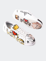 Shoe Casual PaintKing White View-2