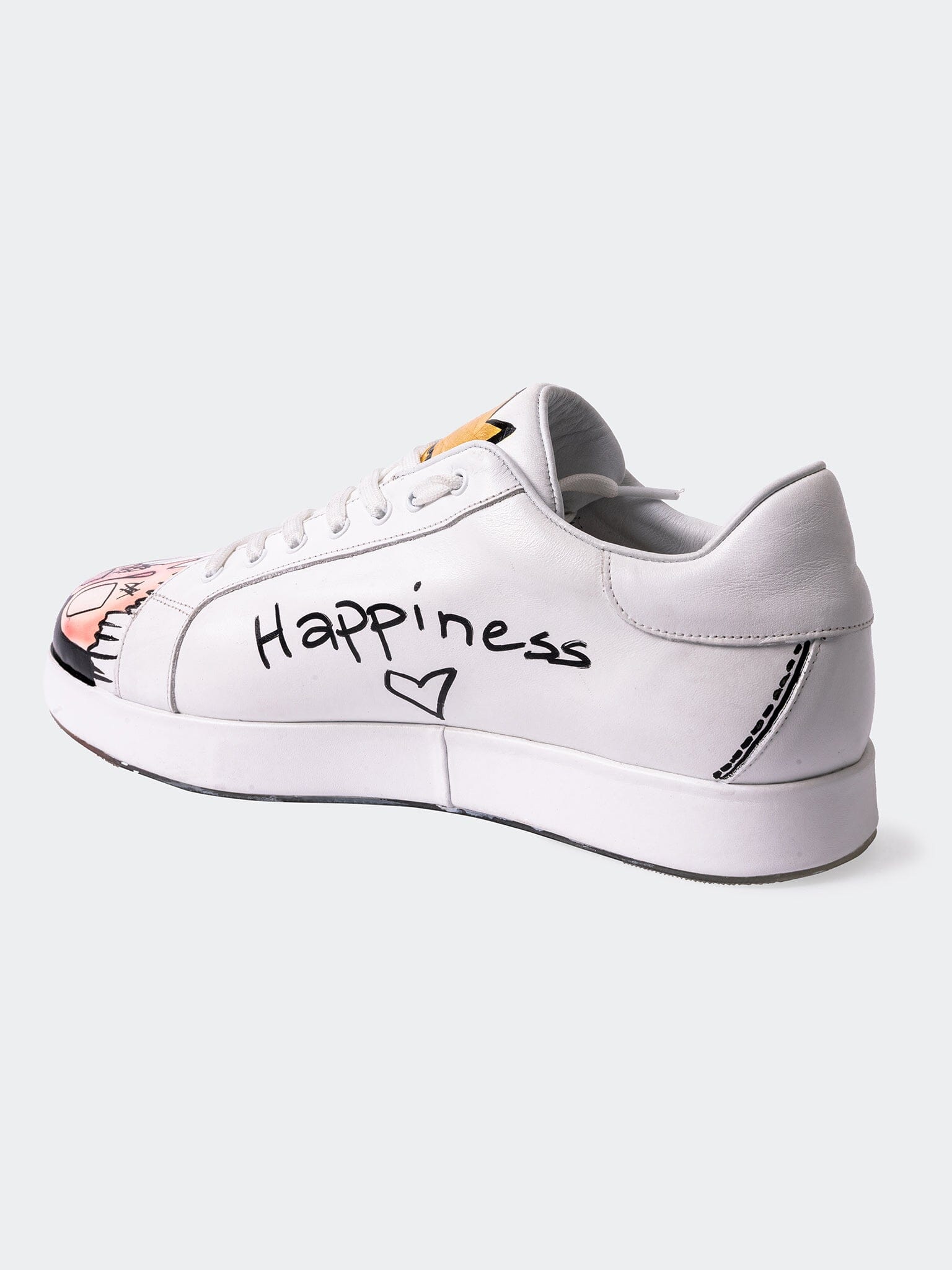 PaintKing White Casual Shoes