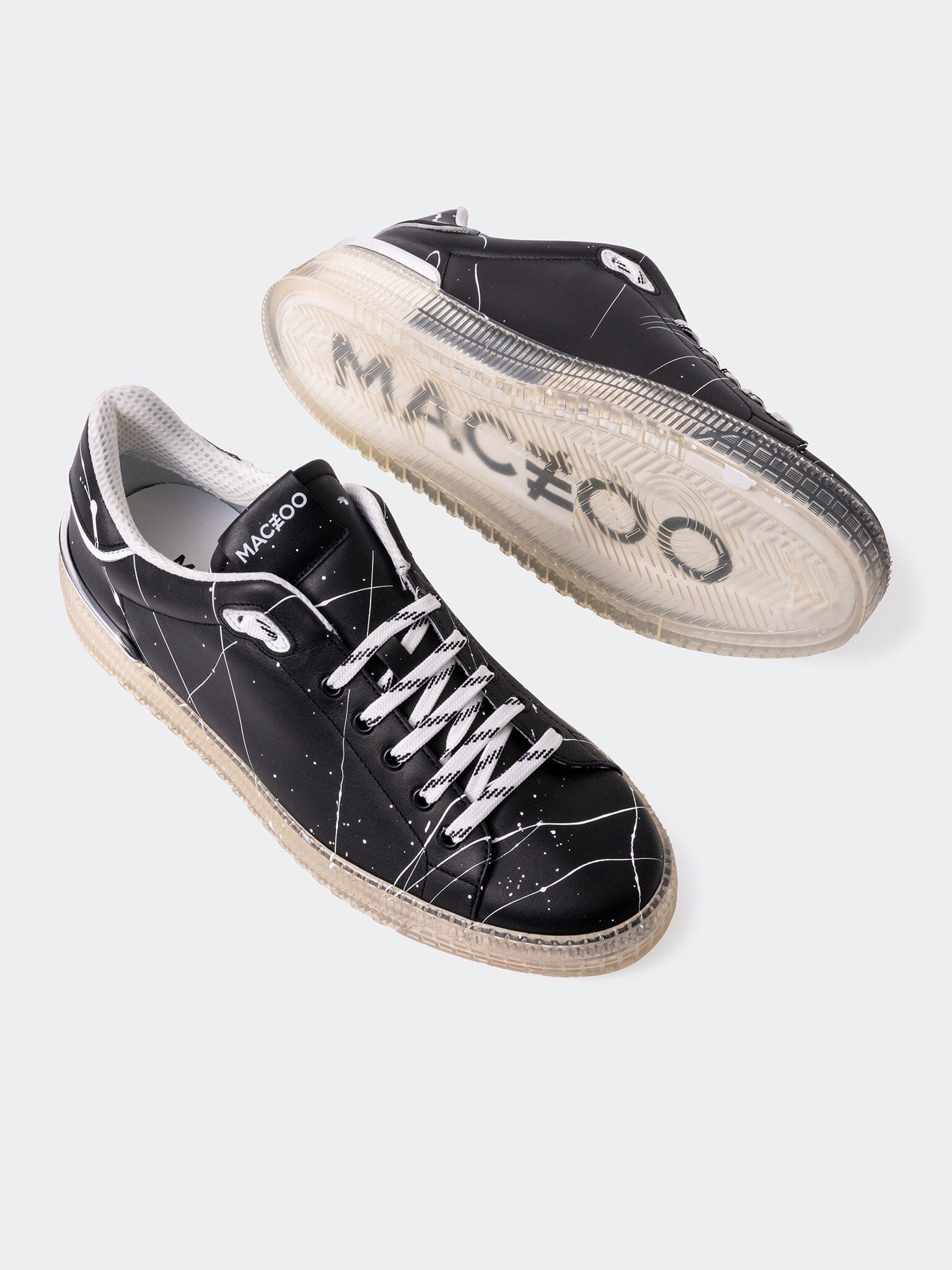 Perm Shoe Casual Transparent Black