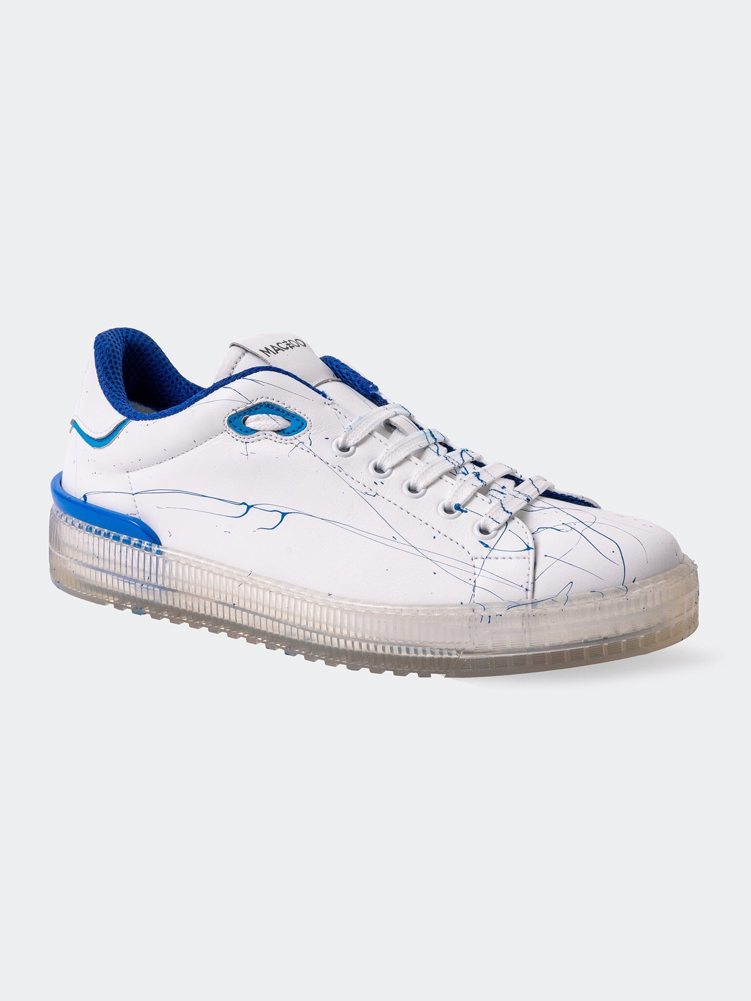 Perm Casual Transparent Blue Shoes
