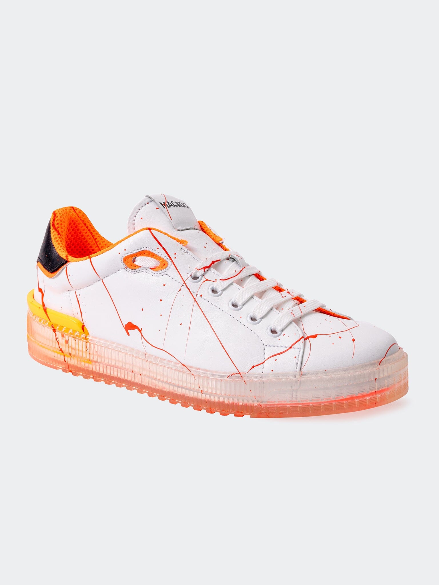 Perm Casual Transparent Orange Shoes