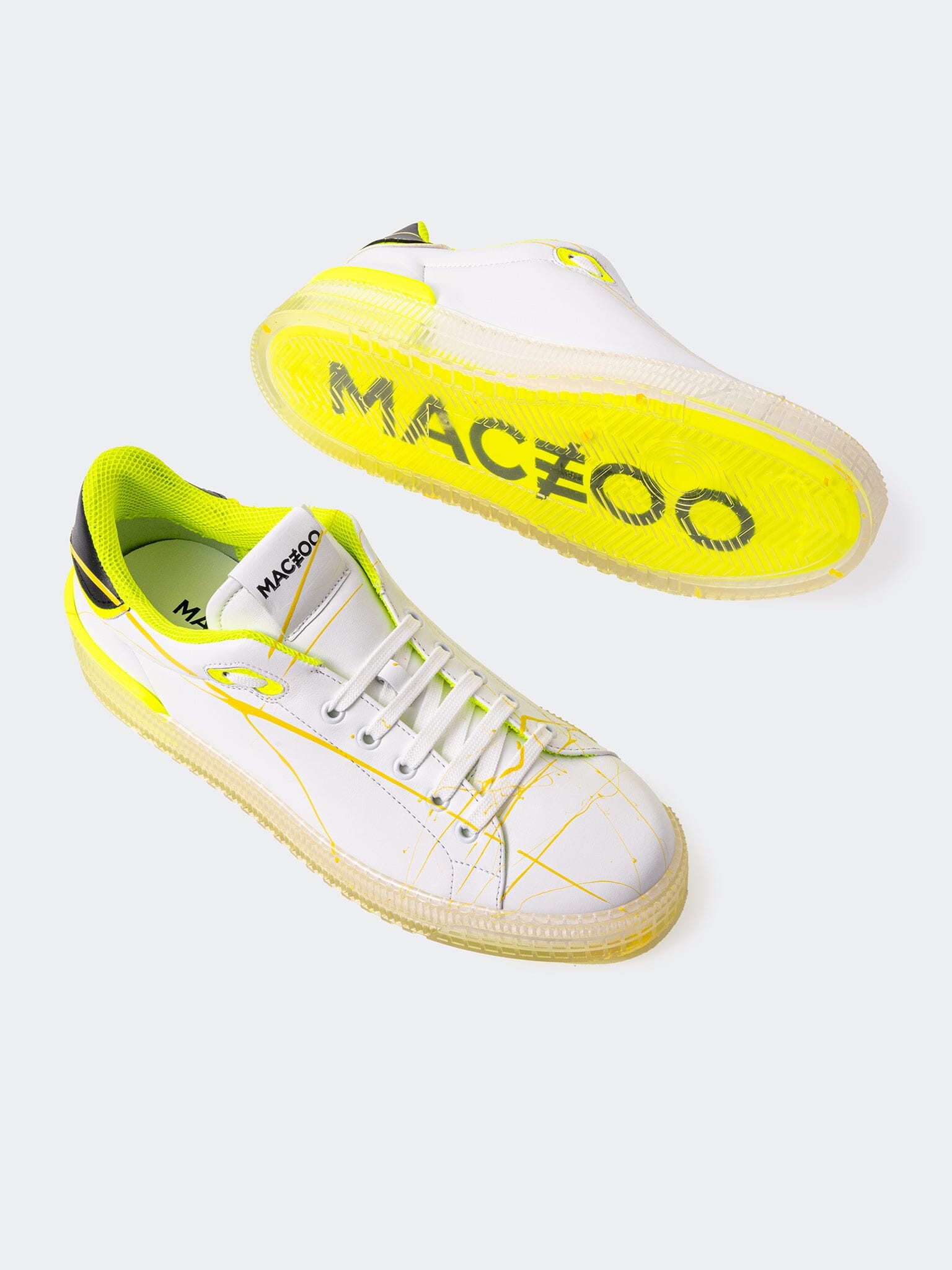 Perm Casual Transparent Yellow Shoes – Maceoo