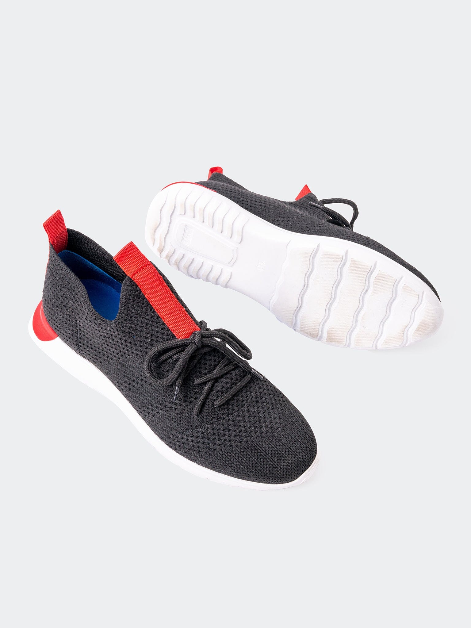 Casual Up Black Knit Shoes