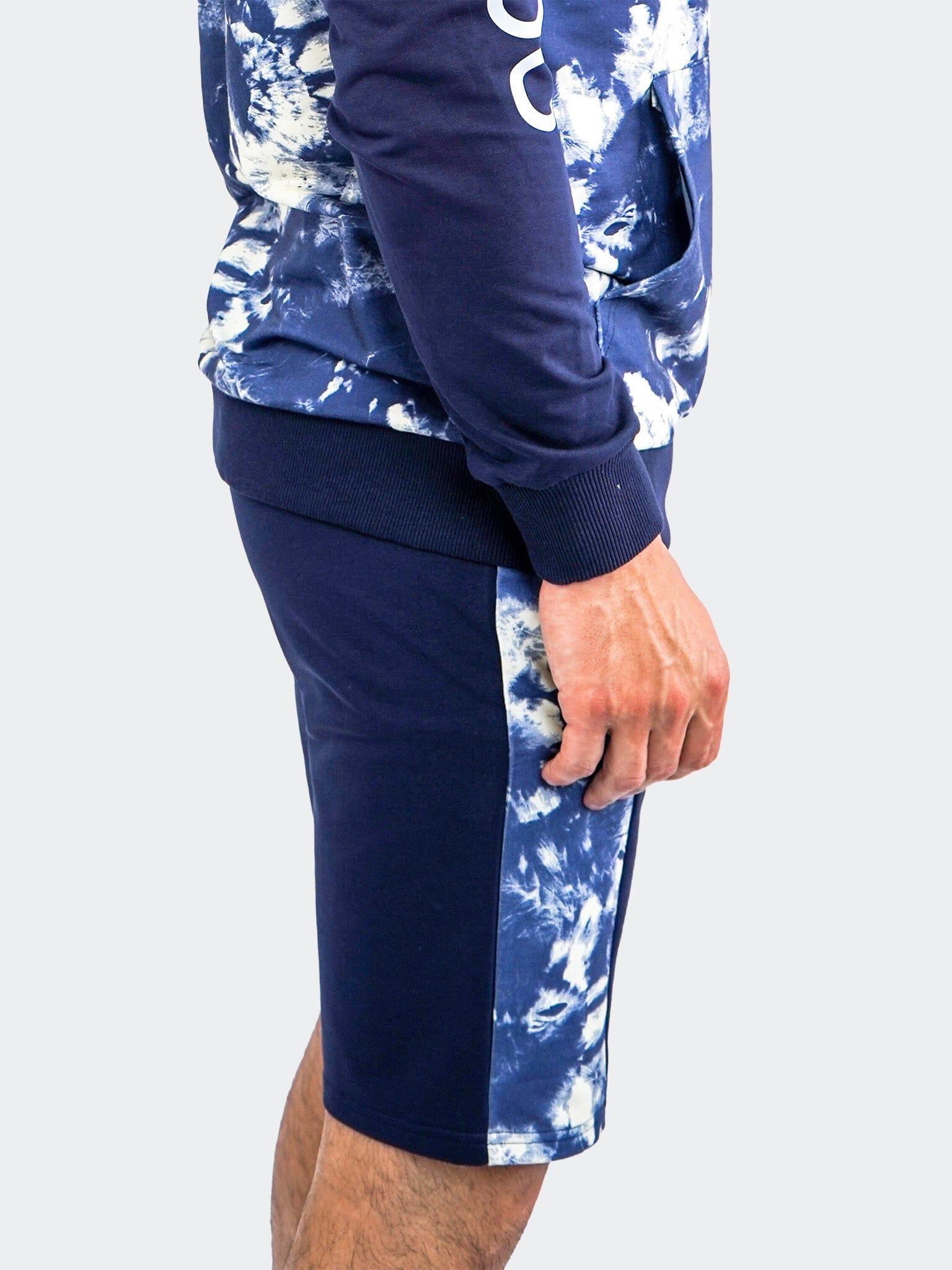 DyePanel Navy Blue Shorts