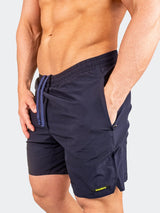 Shorts Indigo Blue View-3