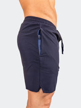 Shorts Indigo Blue View-4