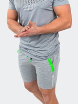 Shorts Shield Grey View-3