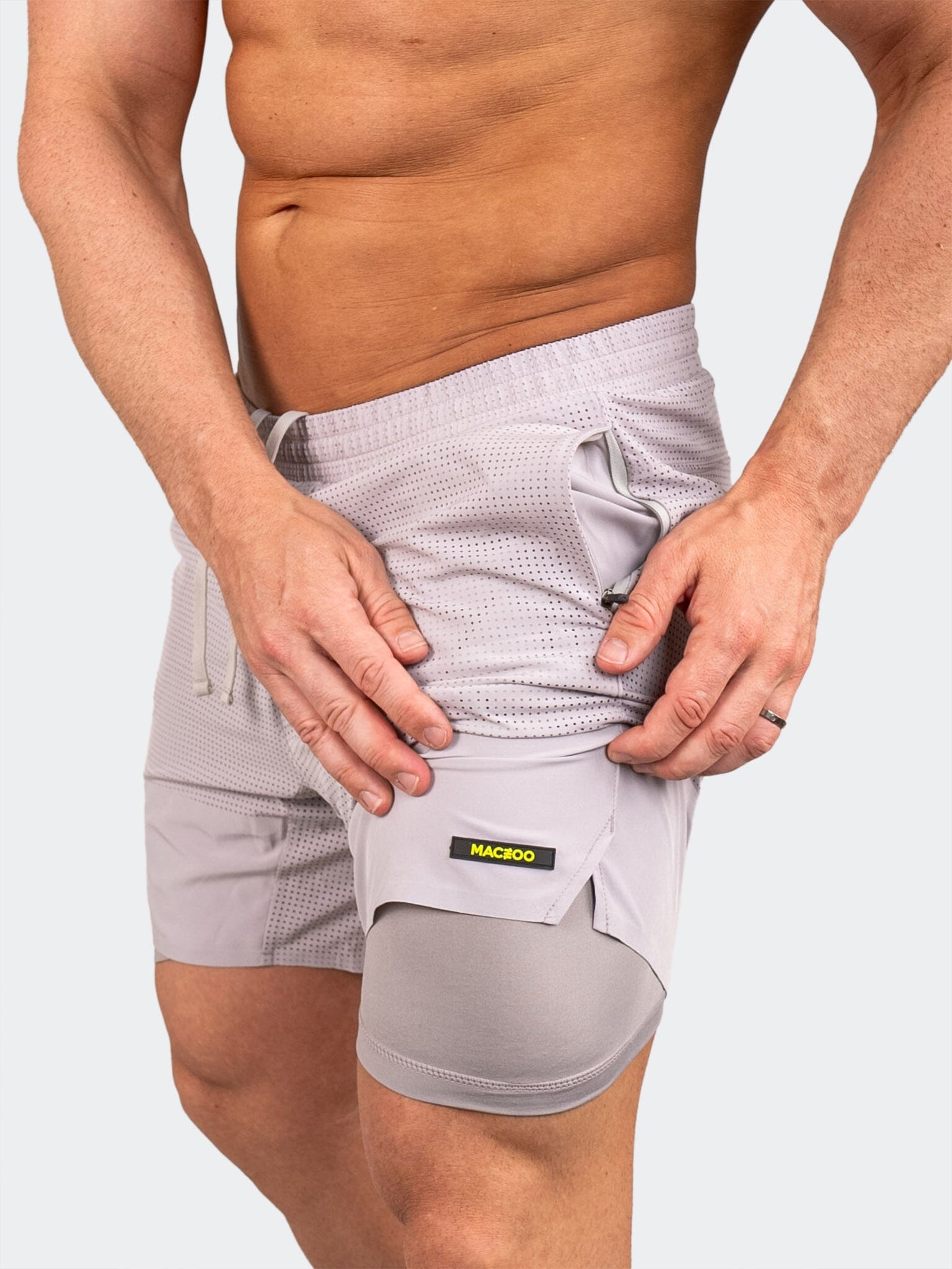 Thunder Grey Athletic Shorts