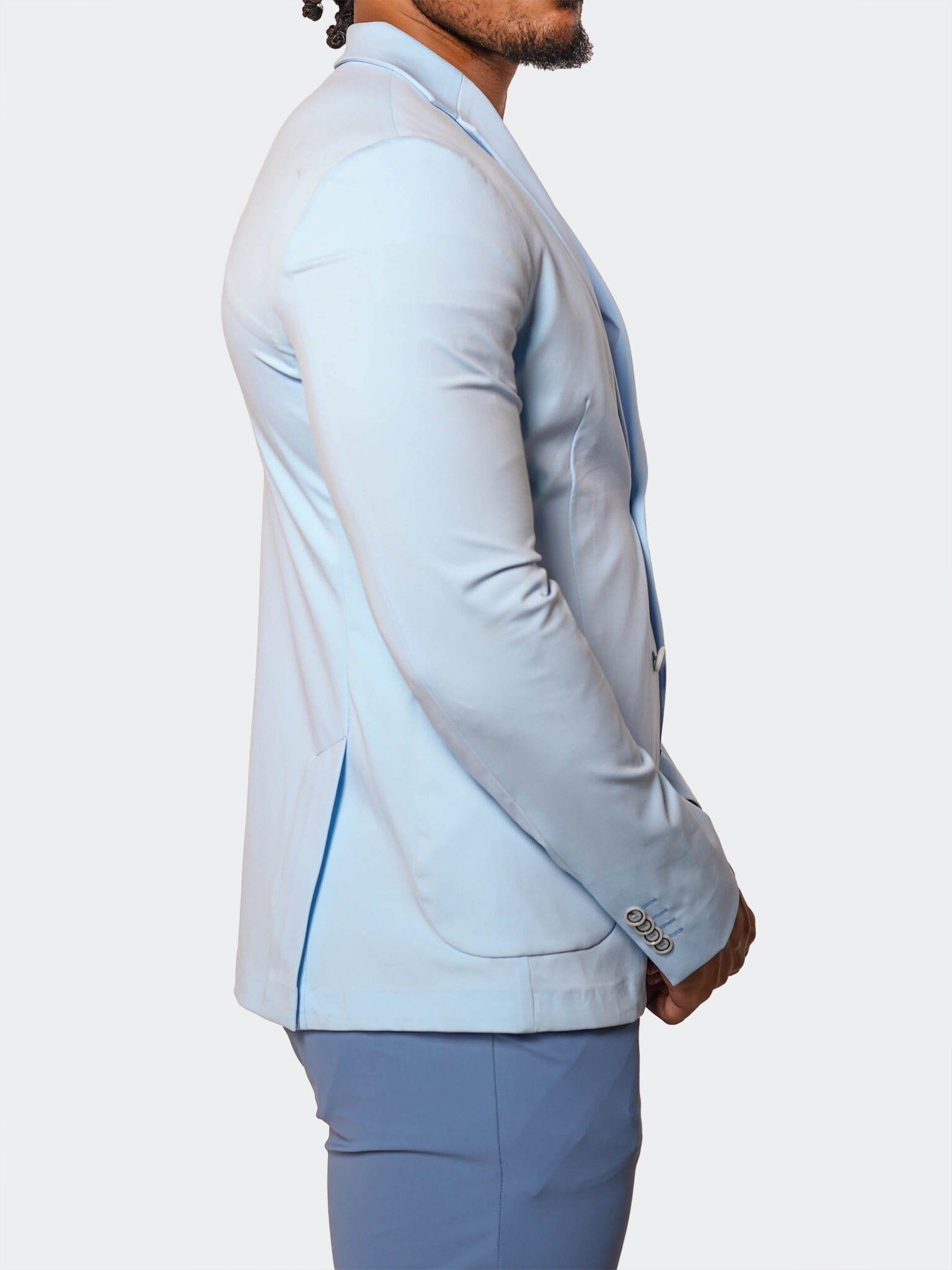 Stretch Nigelle Light Blue Suit