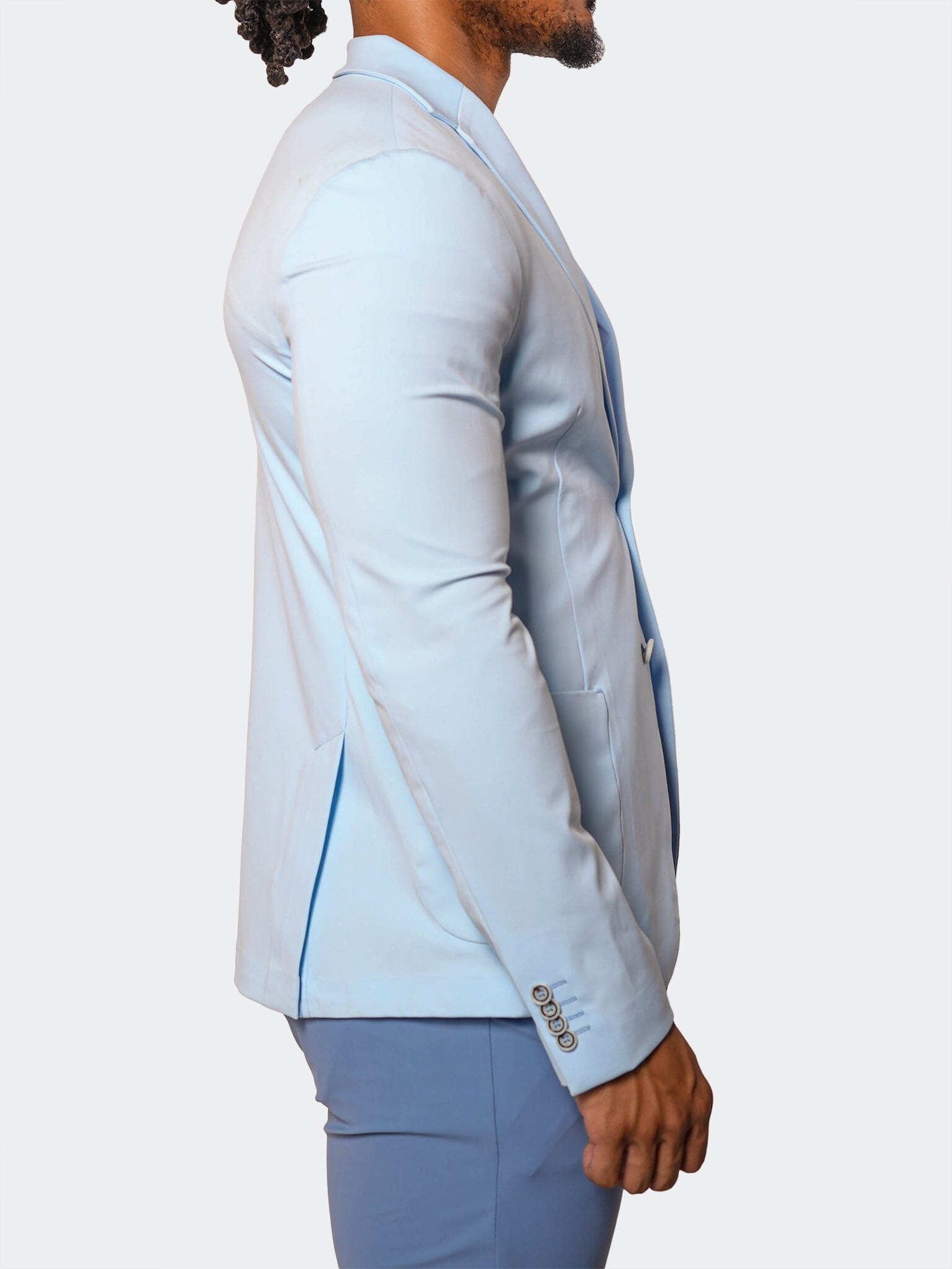 Stretch Nigelle Light Blue Suit