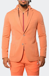 Suit Stretch Carnelian12 Orange View-1