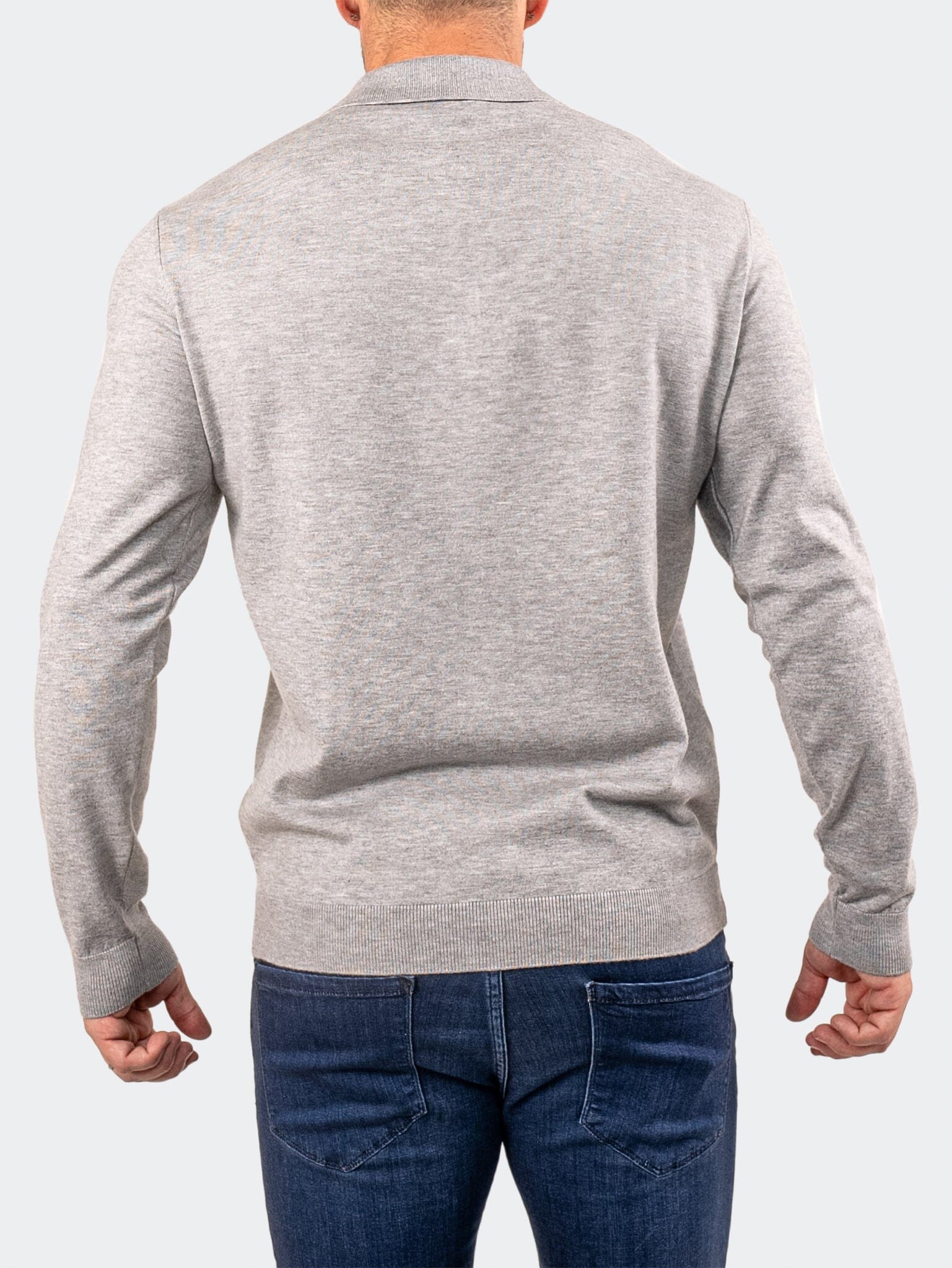 Knitted Ash Grey Sweater