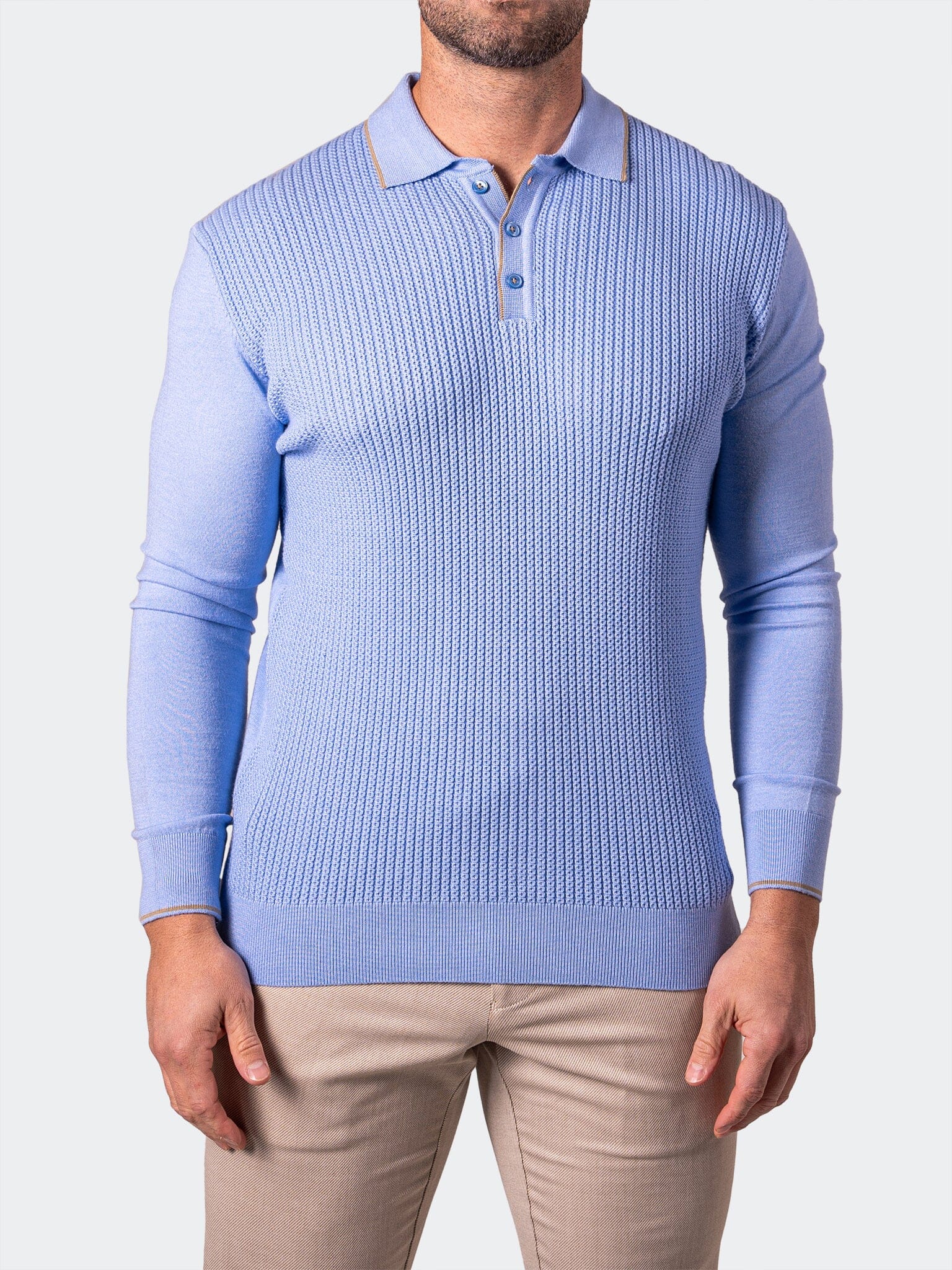 Sweater KnittedCornFlower Blue