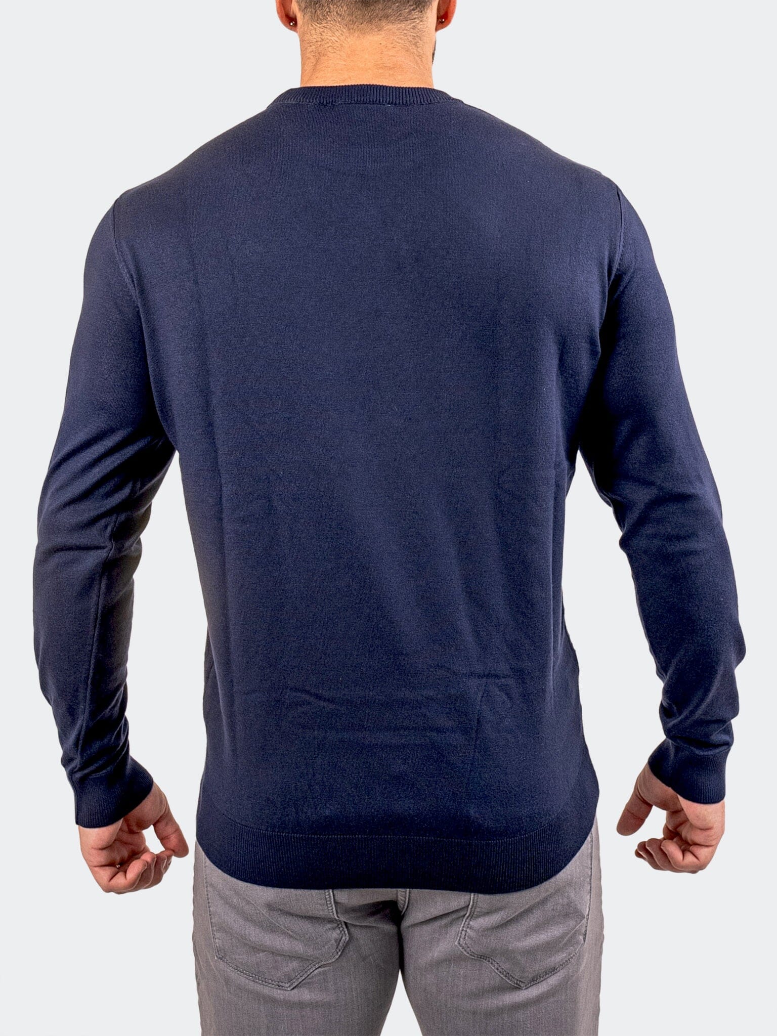 Sweater KnittedNavy25 Blue