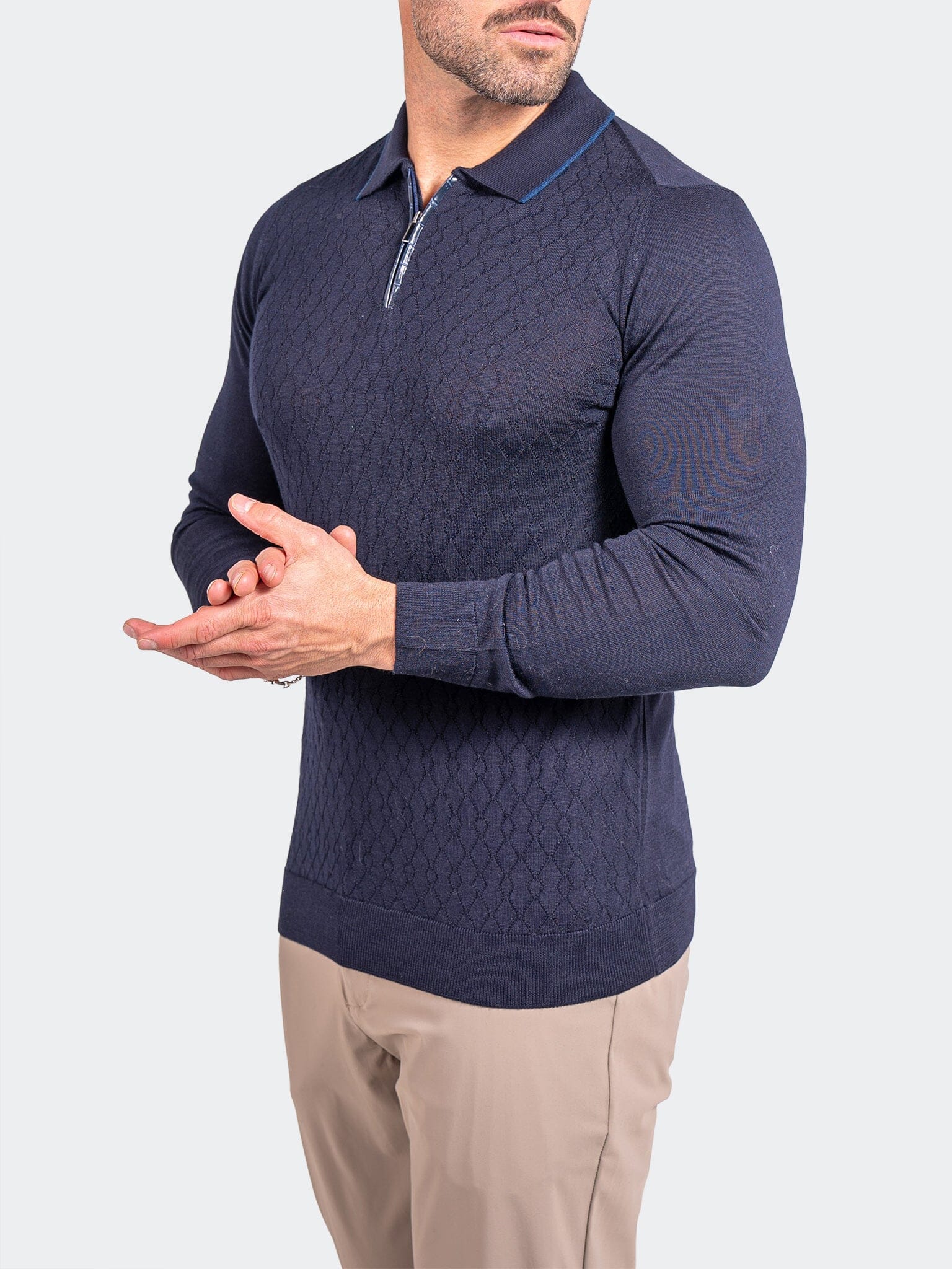 Knitted Passion Navy Sweater