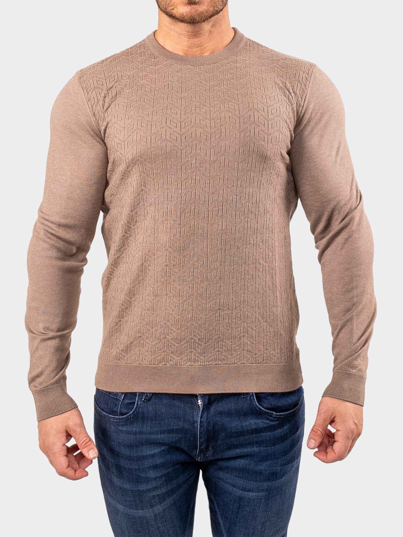 Knitted Terre Brown Sweater