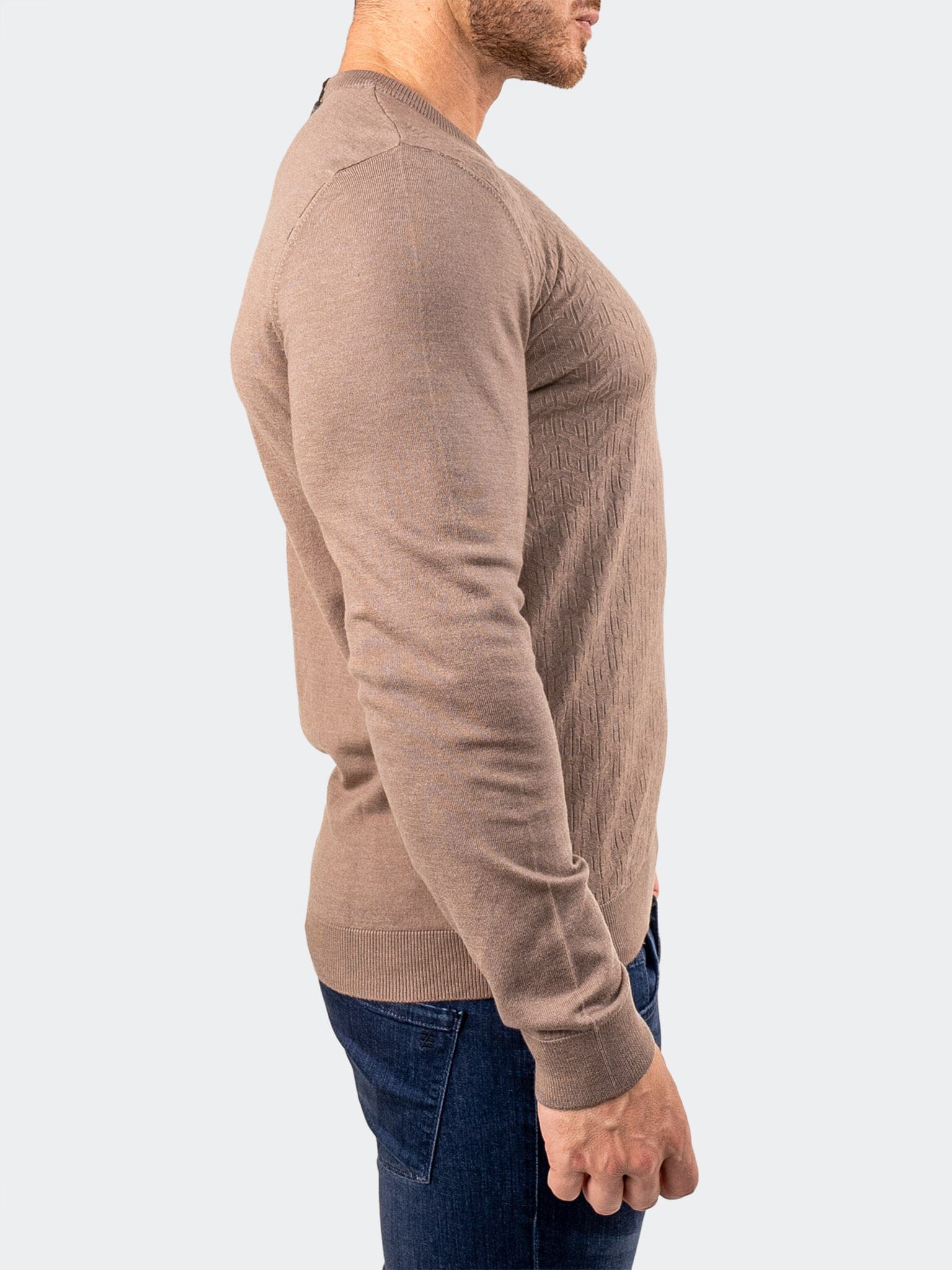 Knitted Terre Brown Sweater