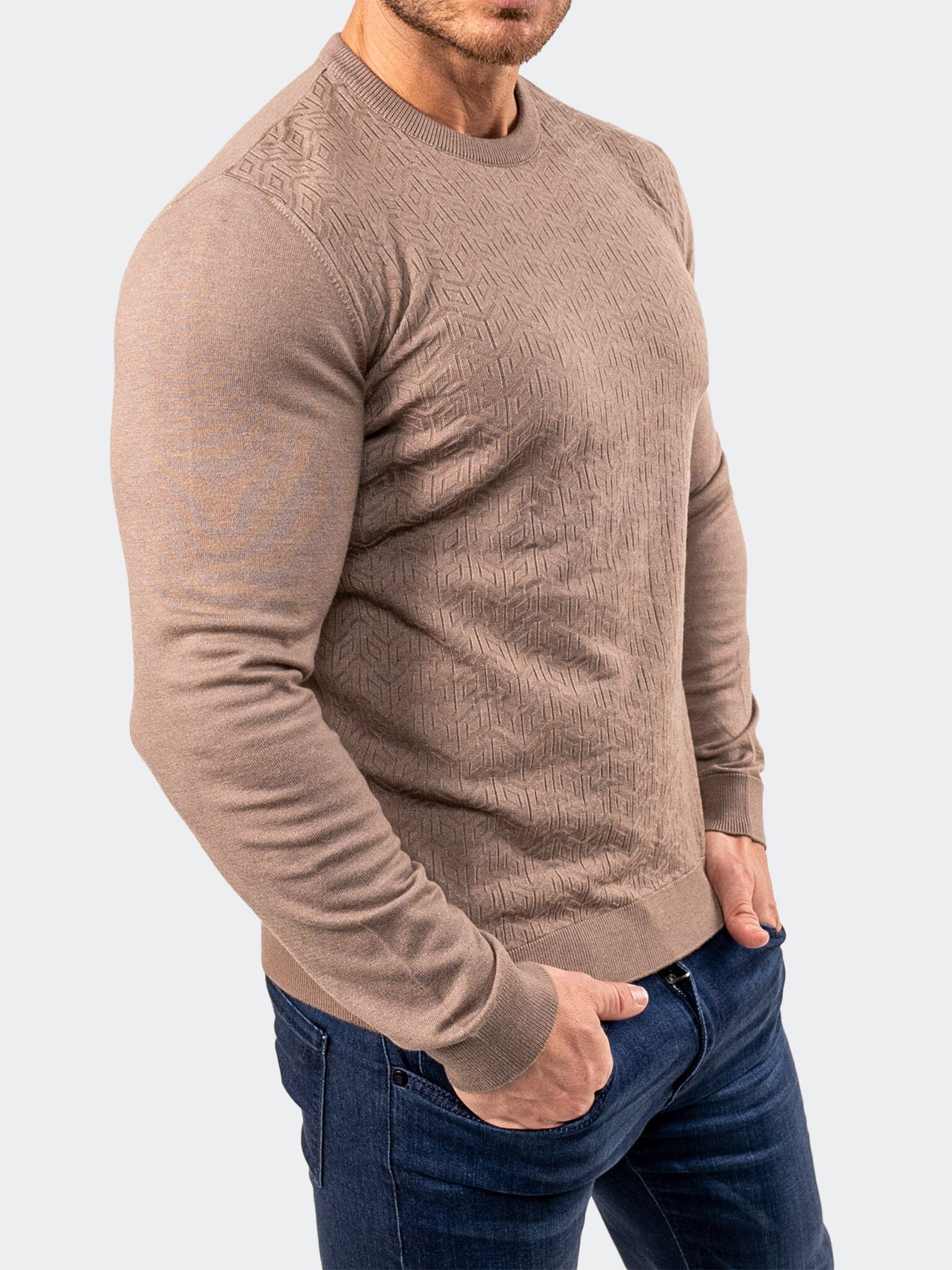 Knitted Terre Brown Sweater
