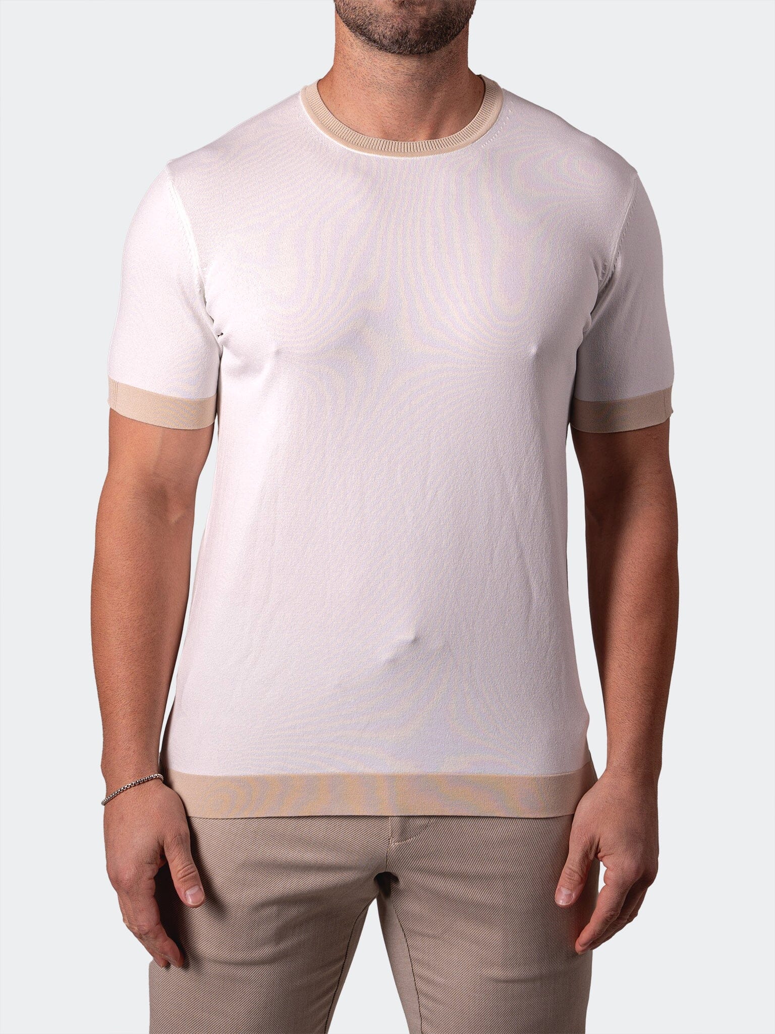 Whisper White Short Sleeve Sweater