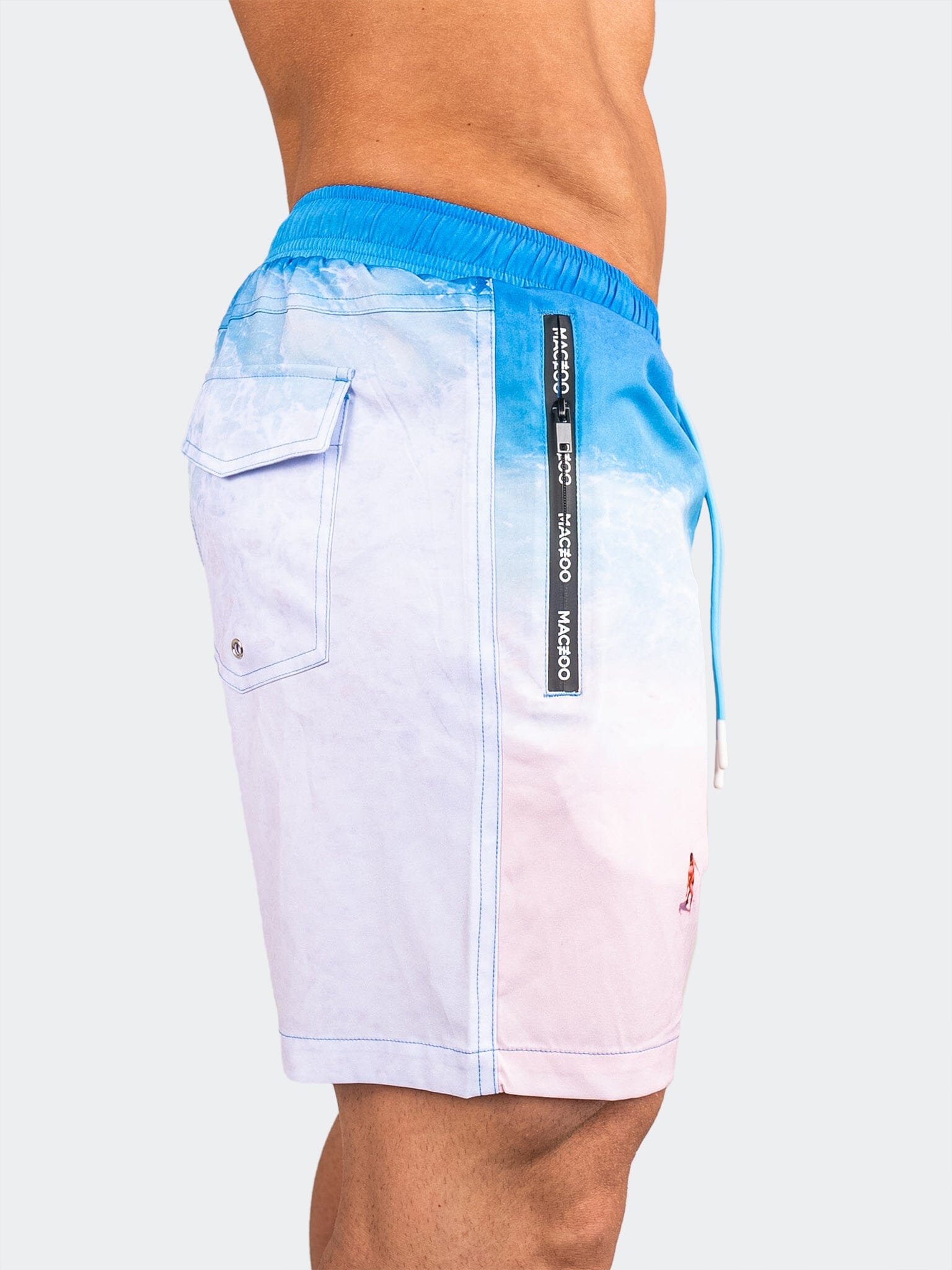 Lion Beach Blue Swim Shorts