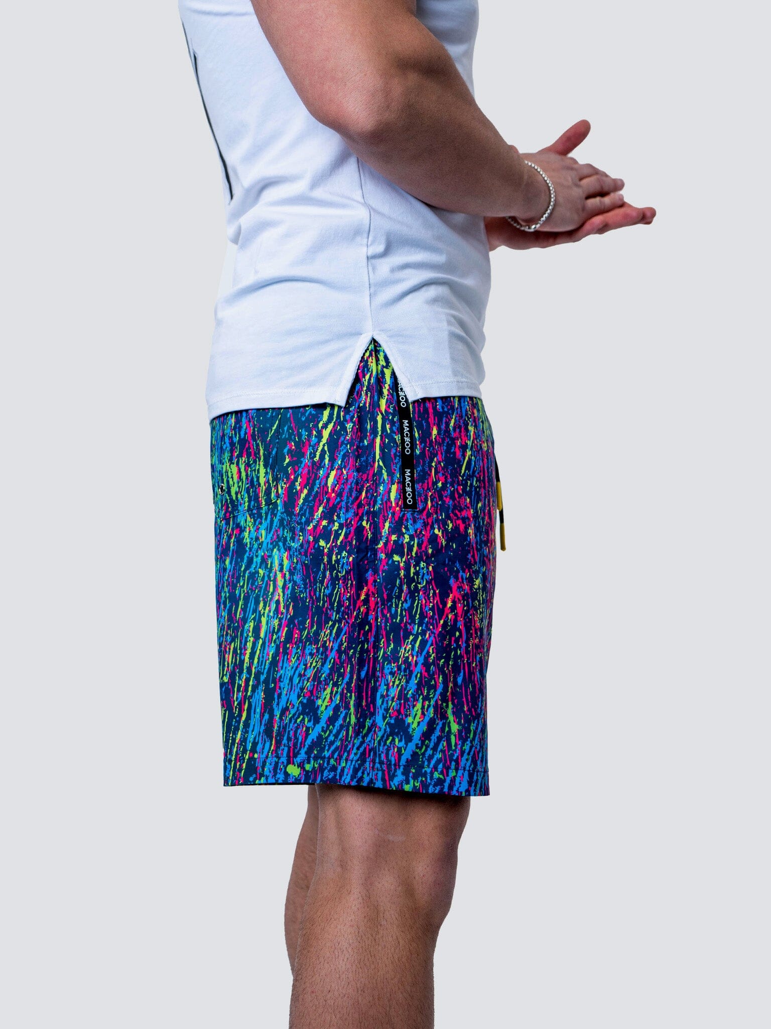 Lion Fluo Black Swim Shorts