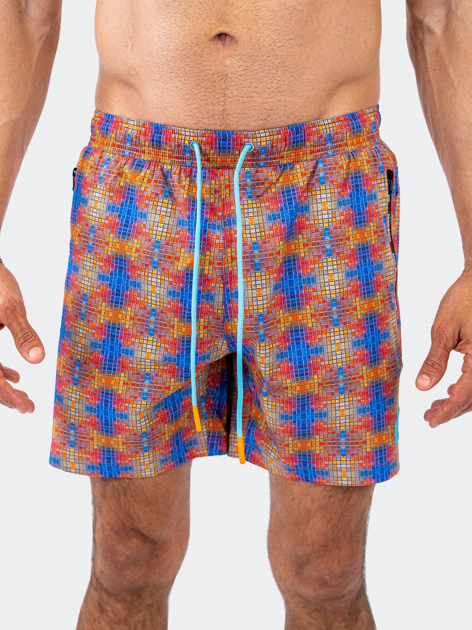 Lion MiniSquare Orange Swim Shorts