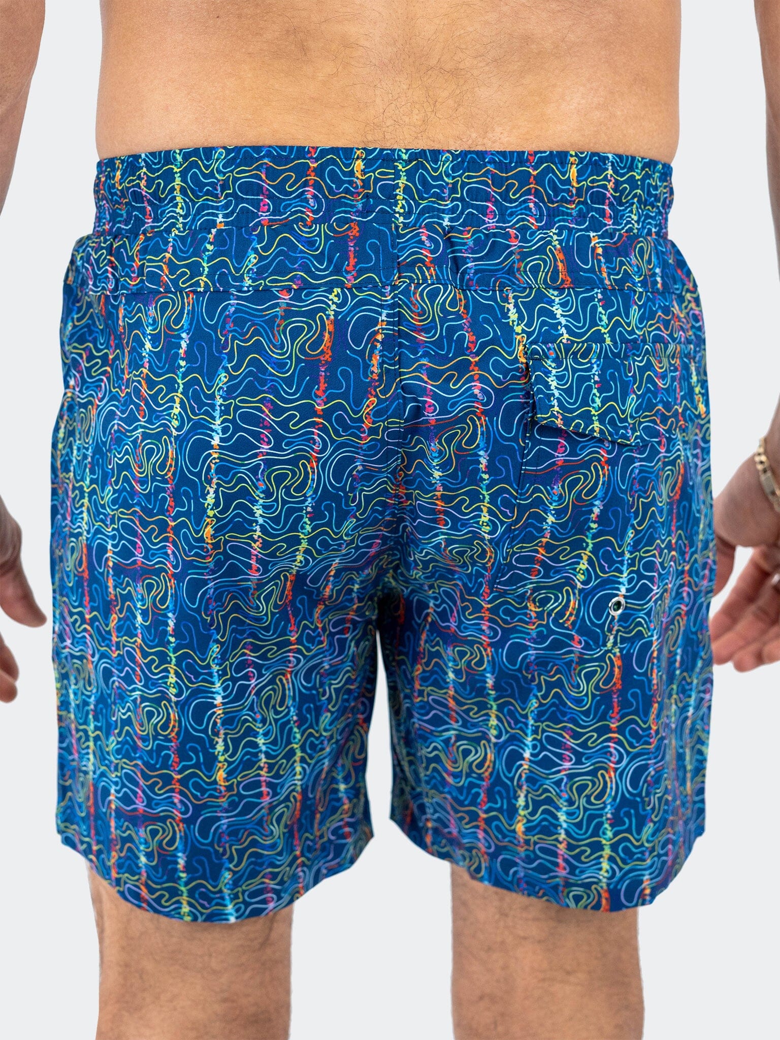 Lion OilSlick Blue Swim Shorts