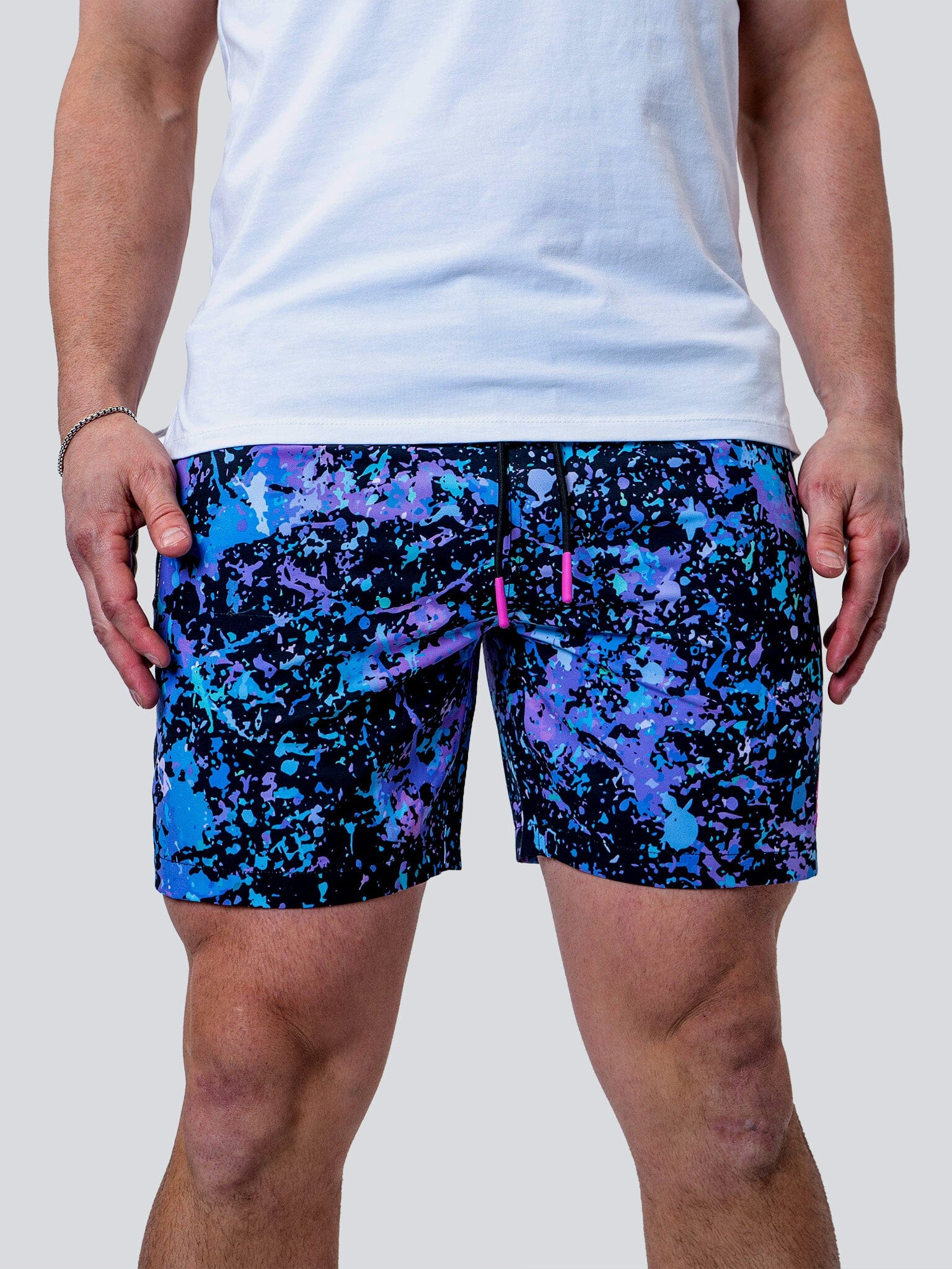 Swim Lion Paint Purple
