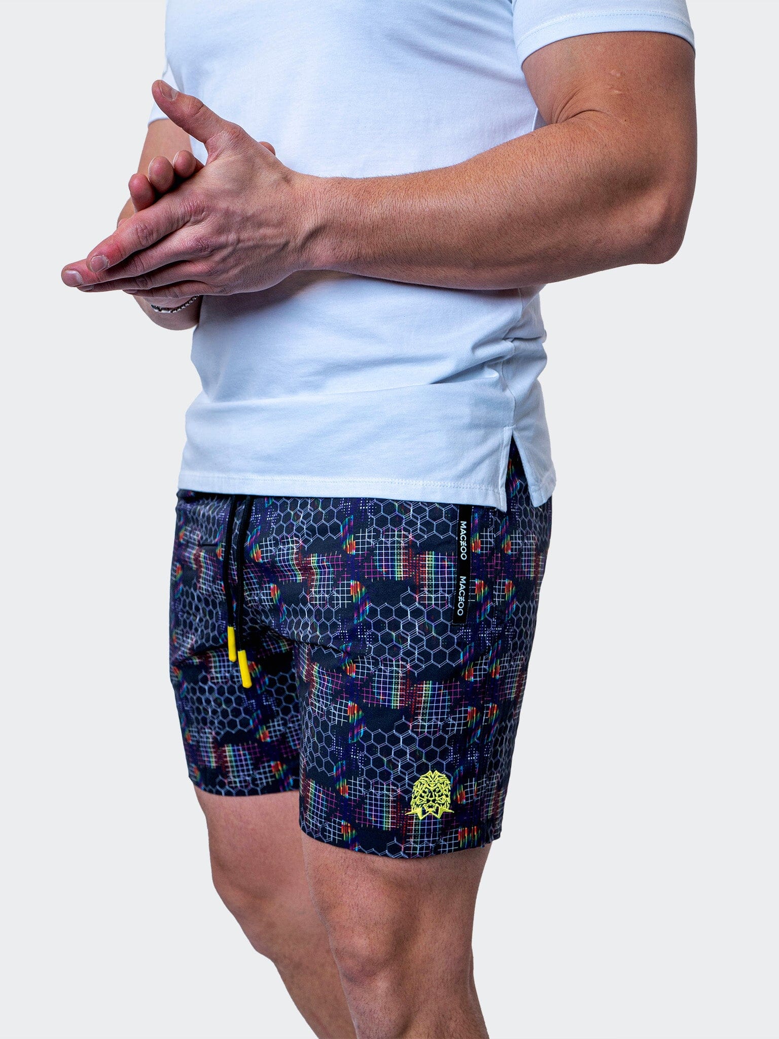 Lion Prism Black Swim Shorts