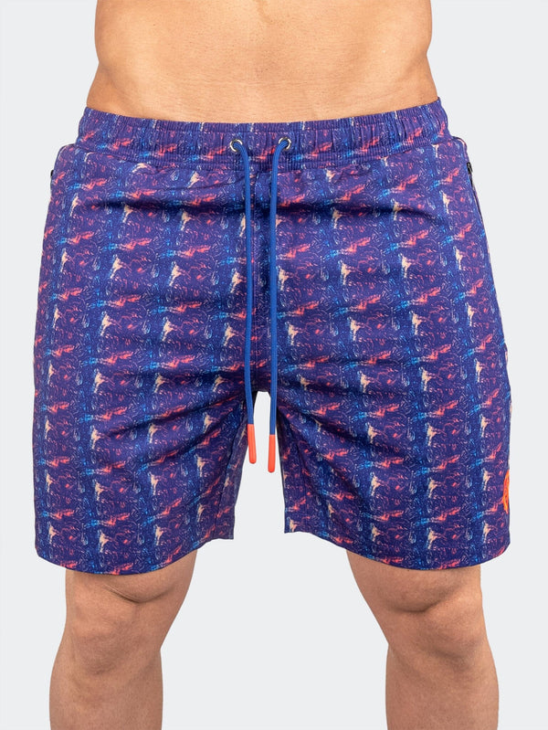 Swim LionRetro Blue