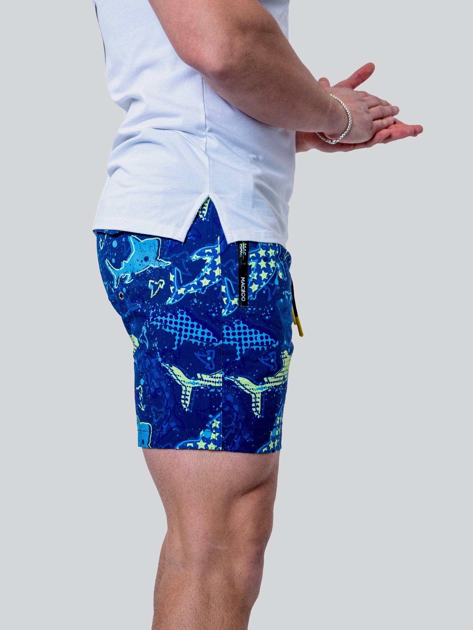 Lion Shark Blue Swim Shorts